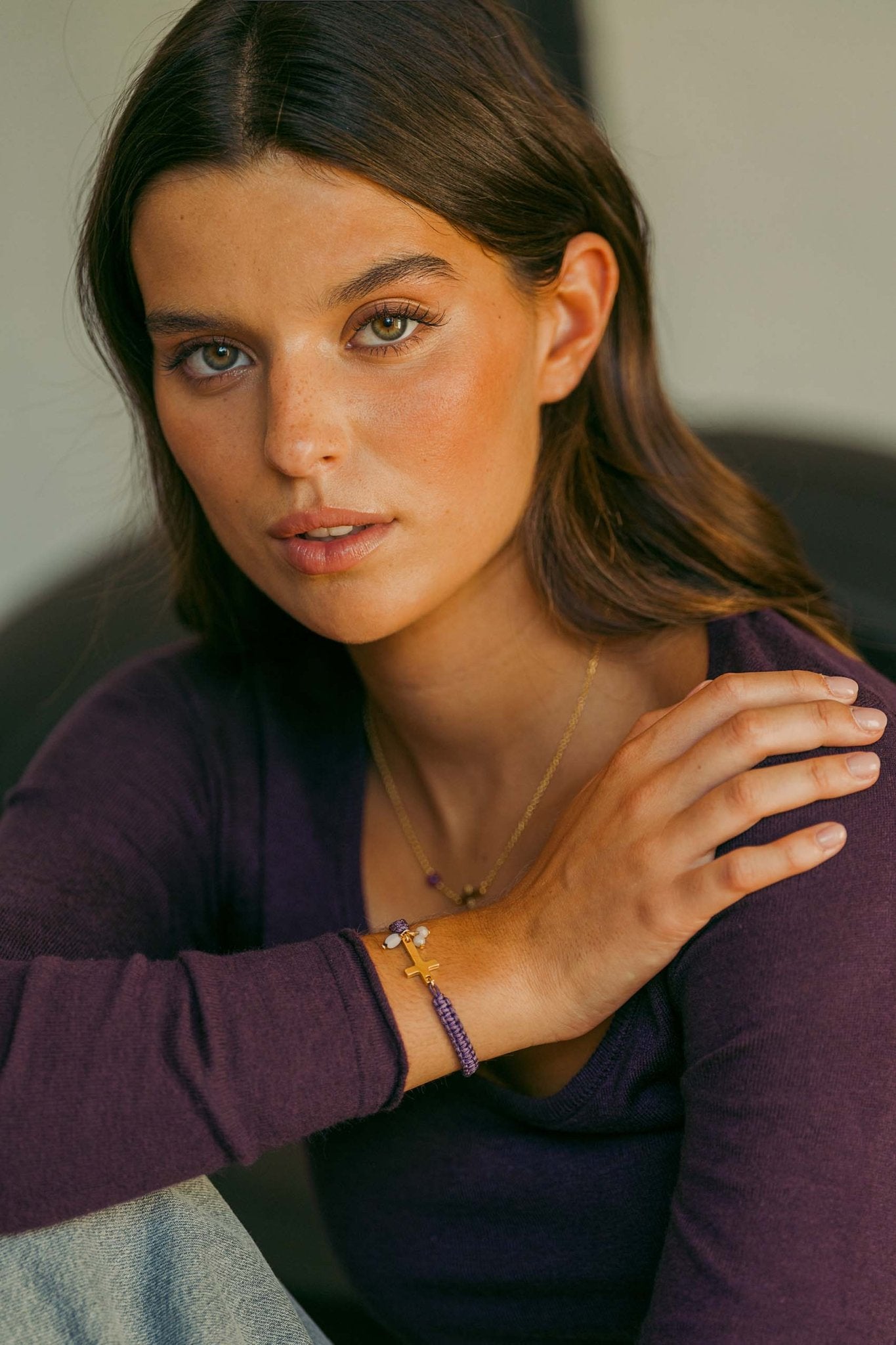 Adjustable Cross Bracelet - Sofia Godinho Bracelets