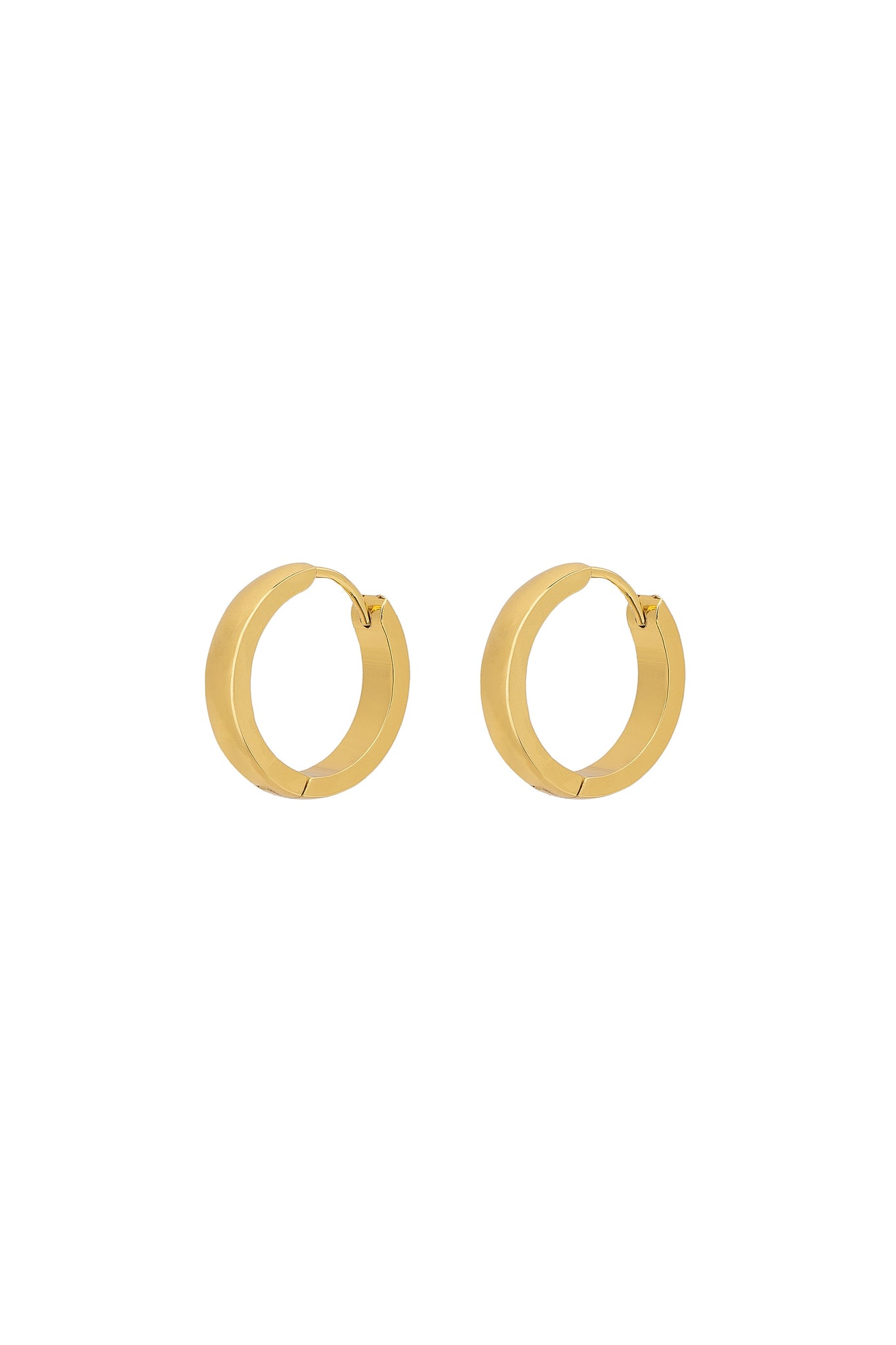 Boucles d'oreilles Classic Flat Hoops