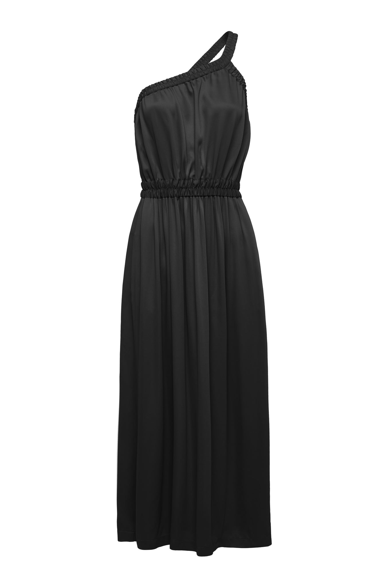 Vestido Cleo One Shoulder Black