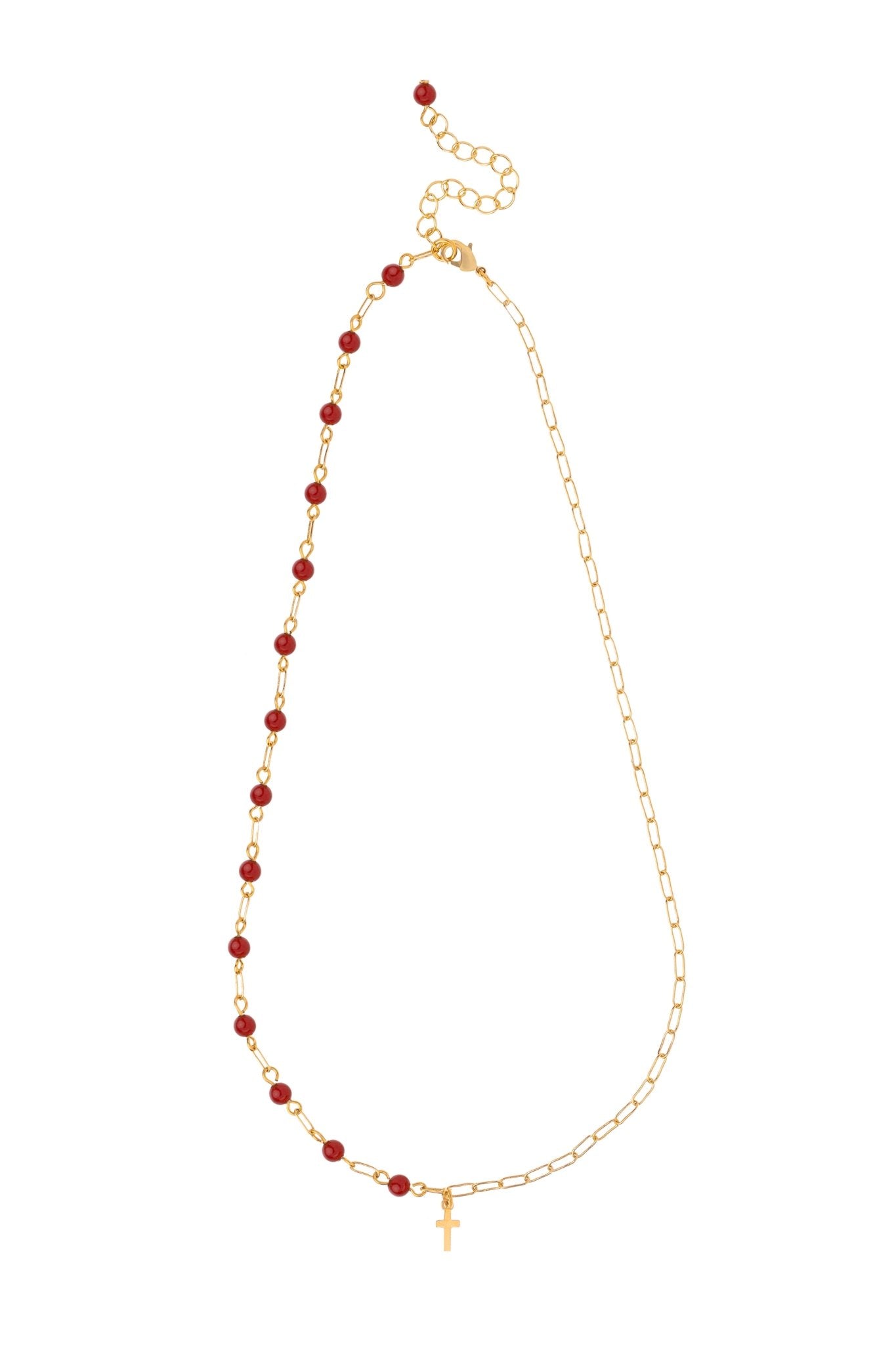 Cross Beaded Necklace - Sofia Godinho Necklaces