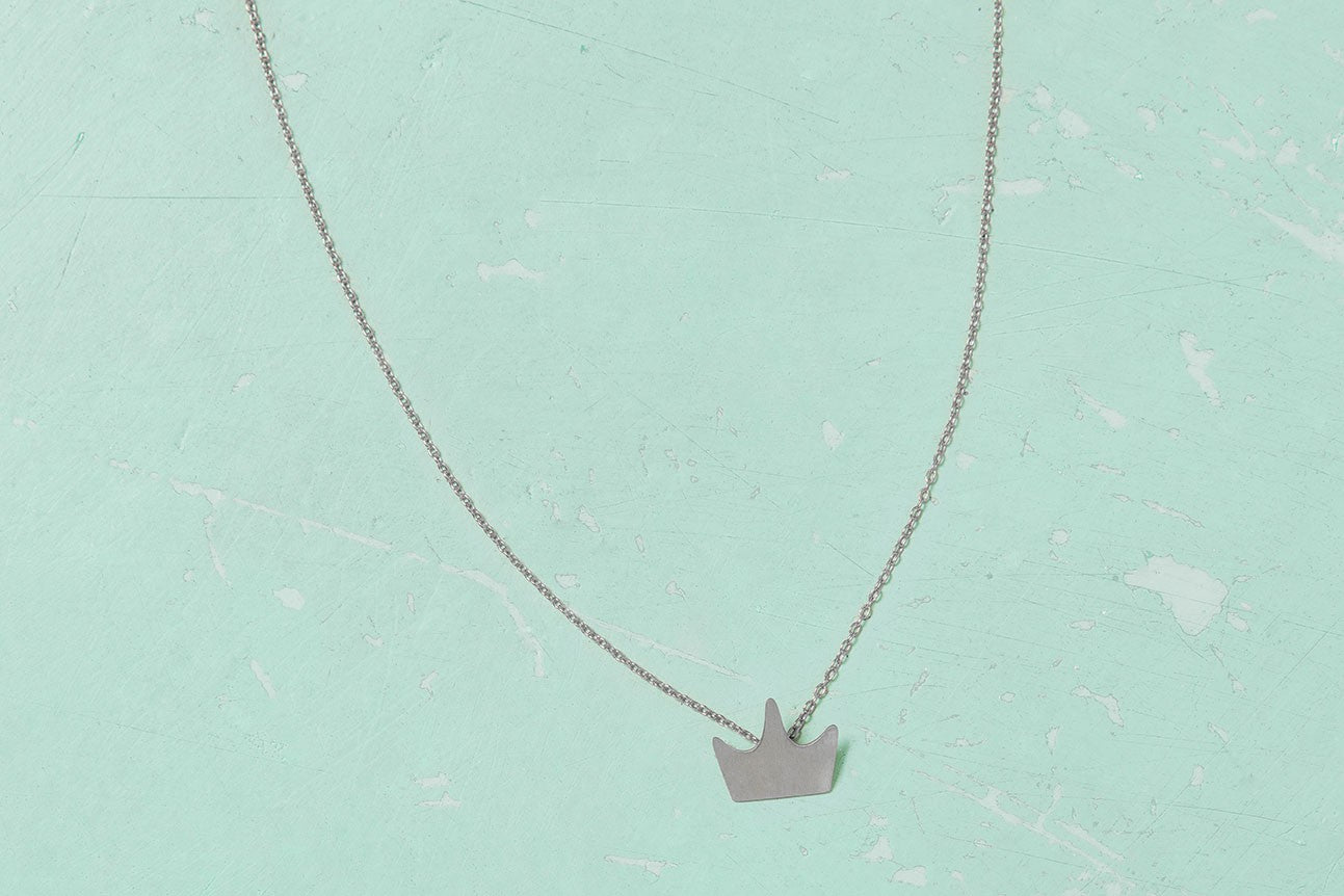 Crown Silver Necklace - Sofia Godinho