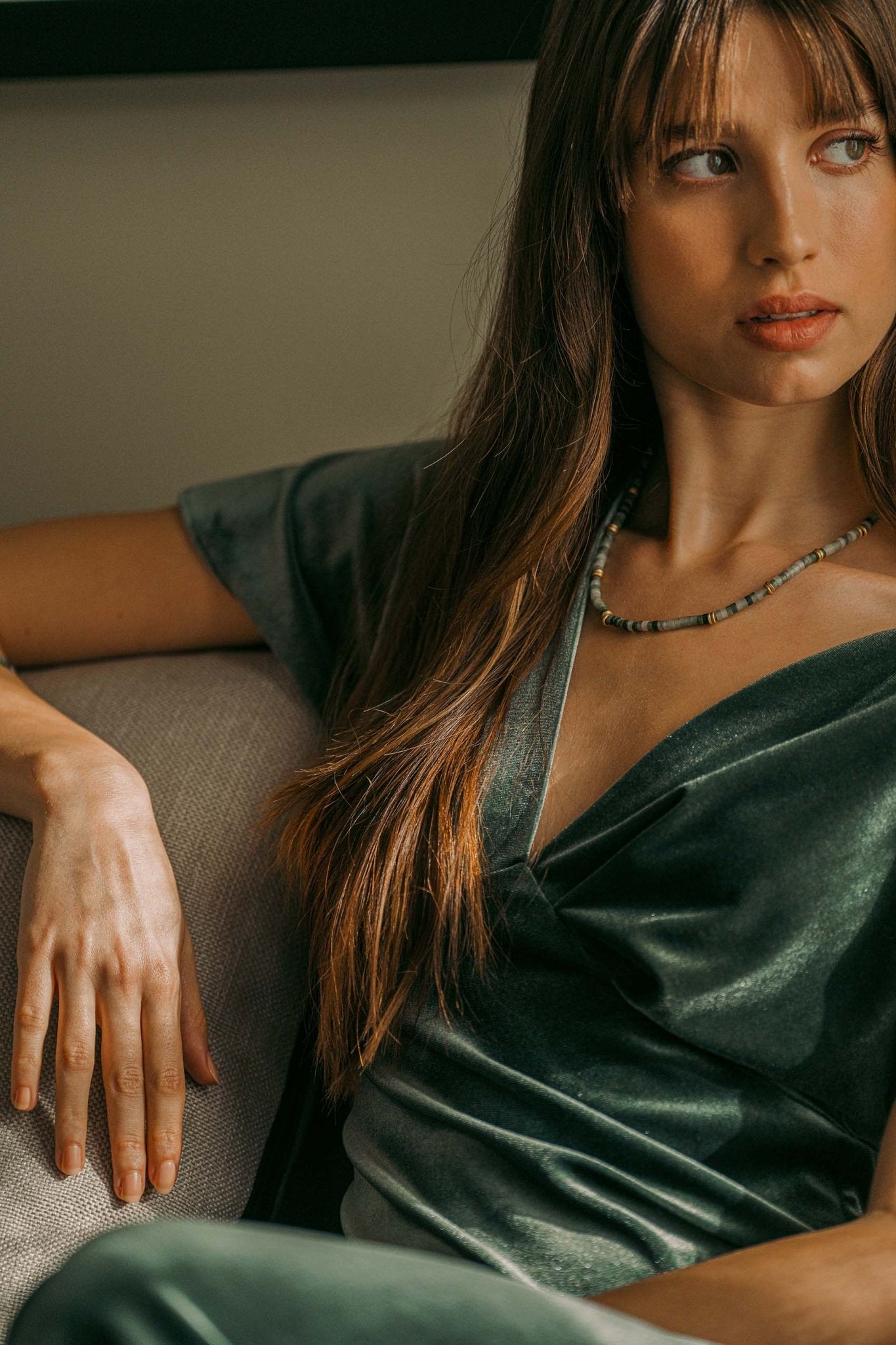 Deep Green Necklace - Sofia Godinho Necklaces