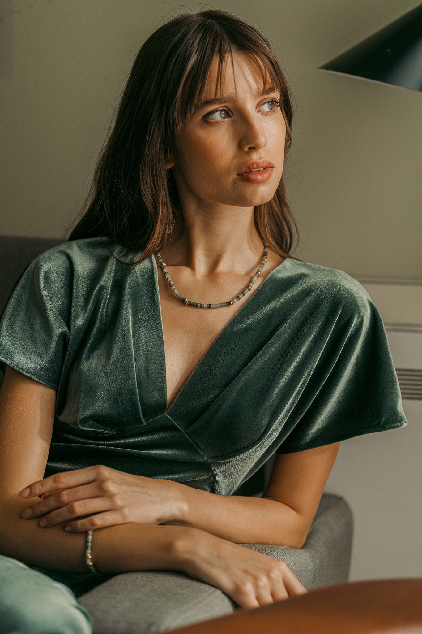 Deep Green Necklace - Sofia Godinho Necklaces