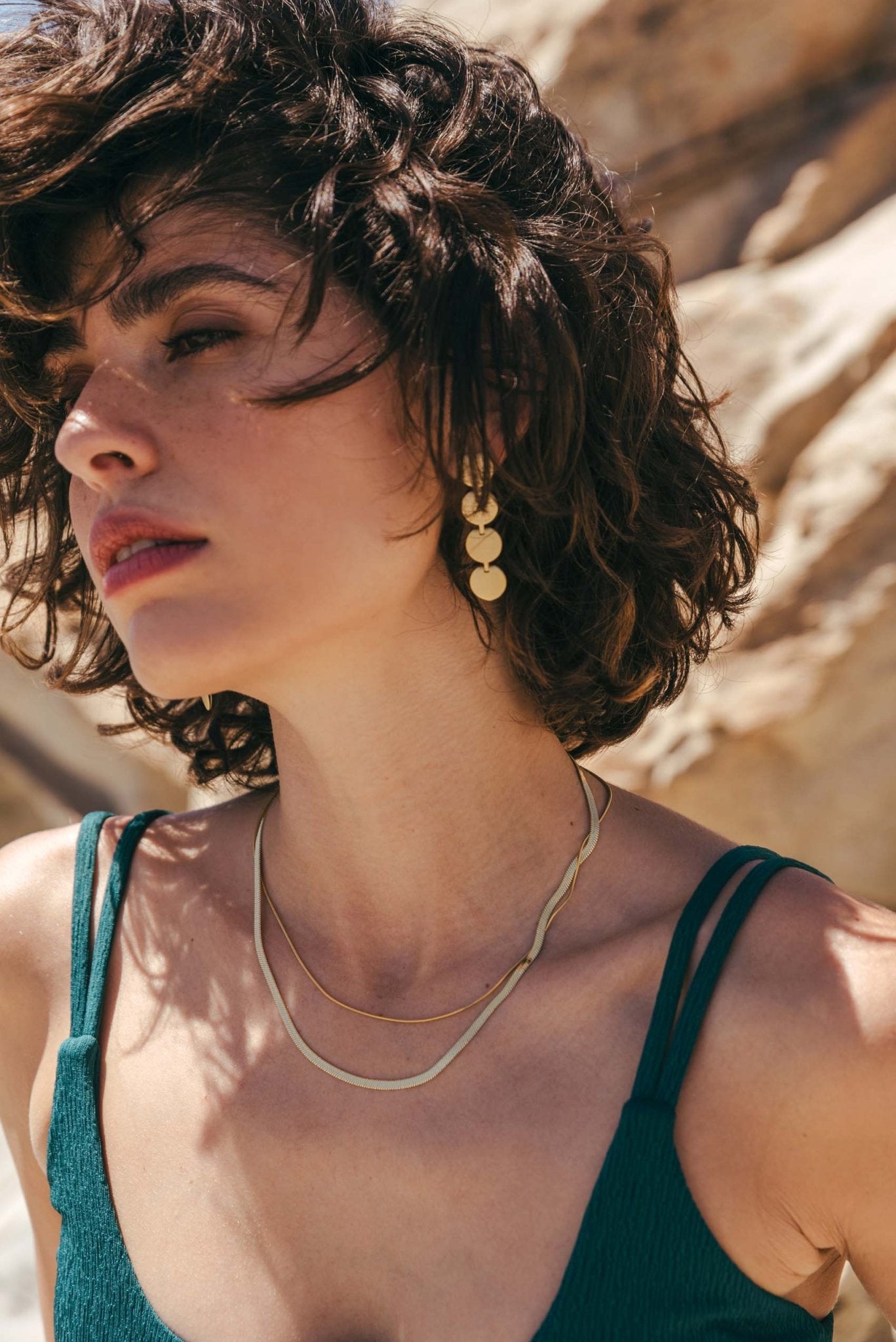 Double Herringbone Waterproof Necklace - Sofia Godinho Waterproof