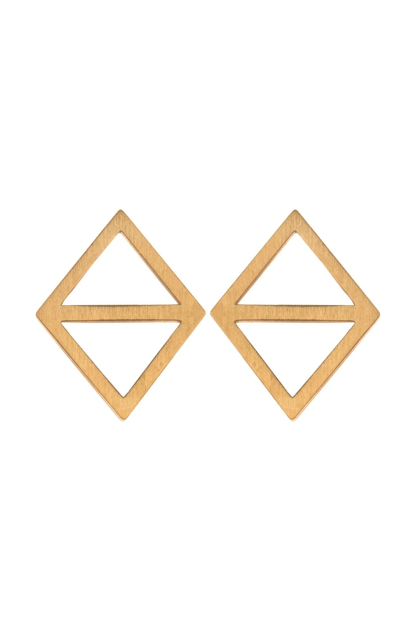 Double Triangle Earrings - Sofia Godinho 925 Silver