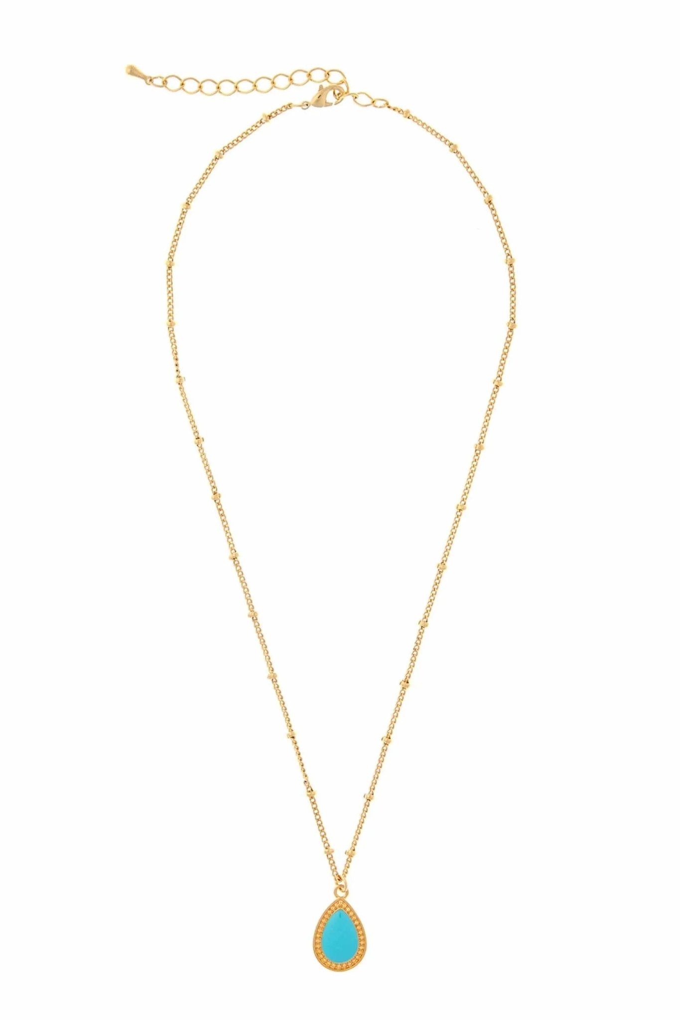 Enamel Drop Necklace - Sofia Godinho Necklaces