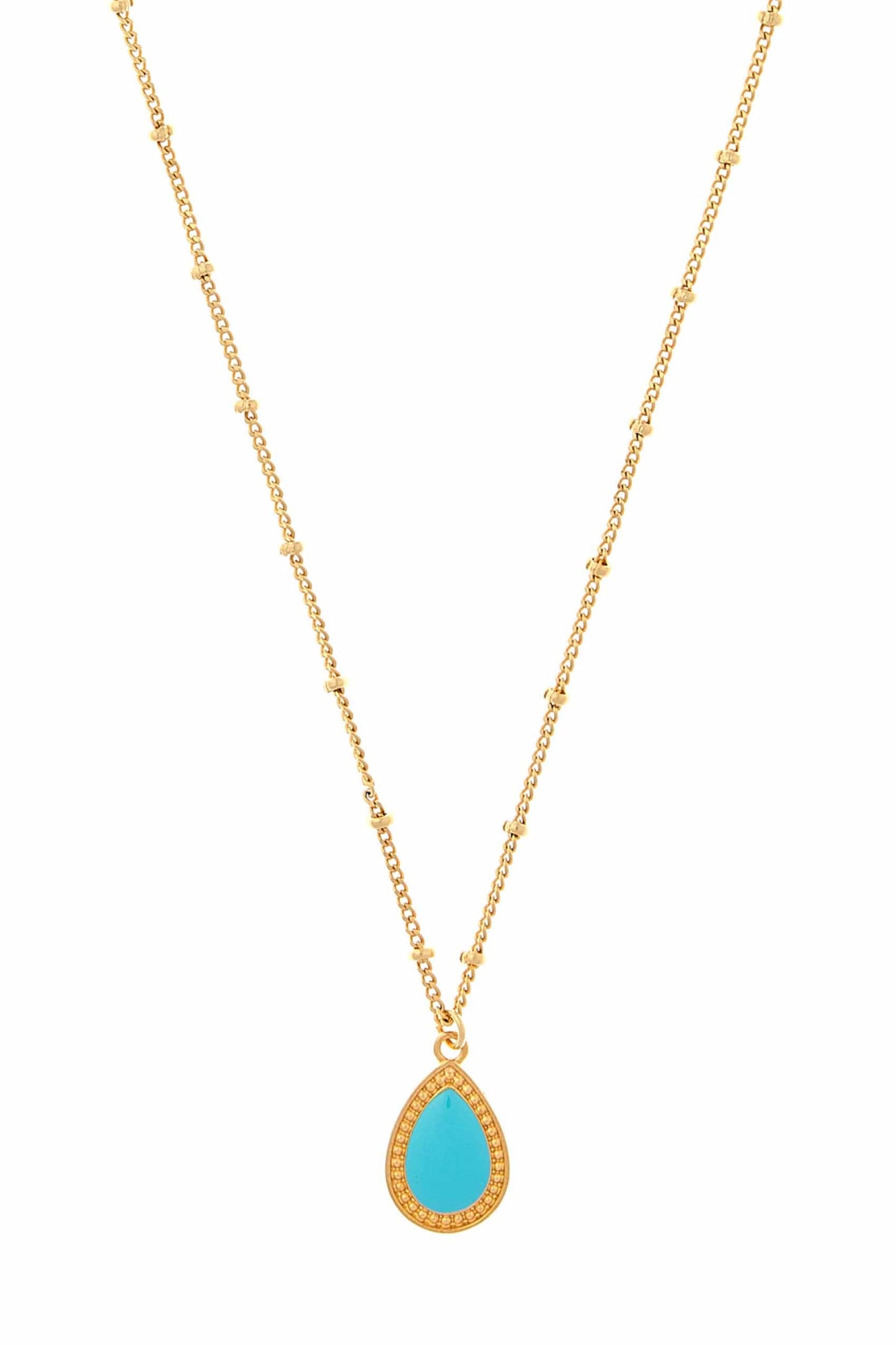 Enamel Drop Necklace - Sofia Godinho