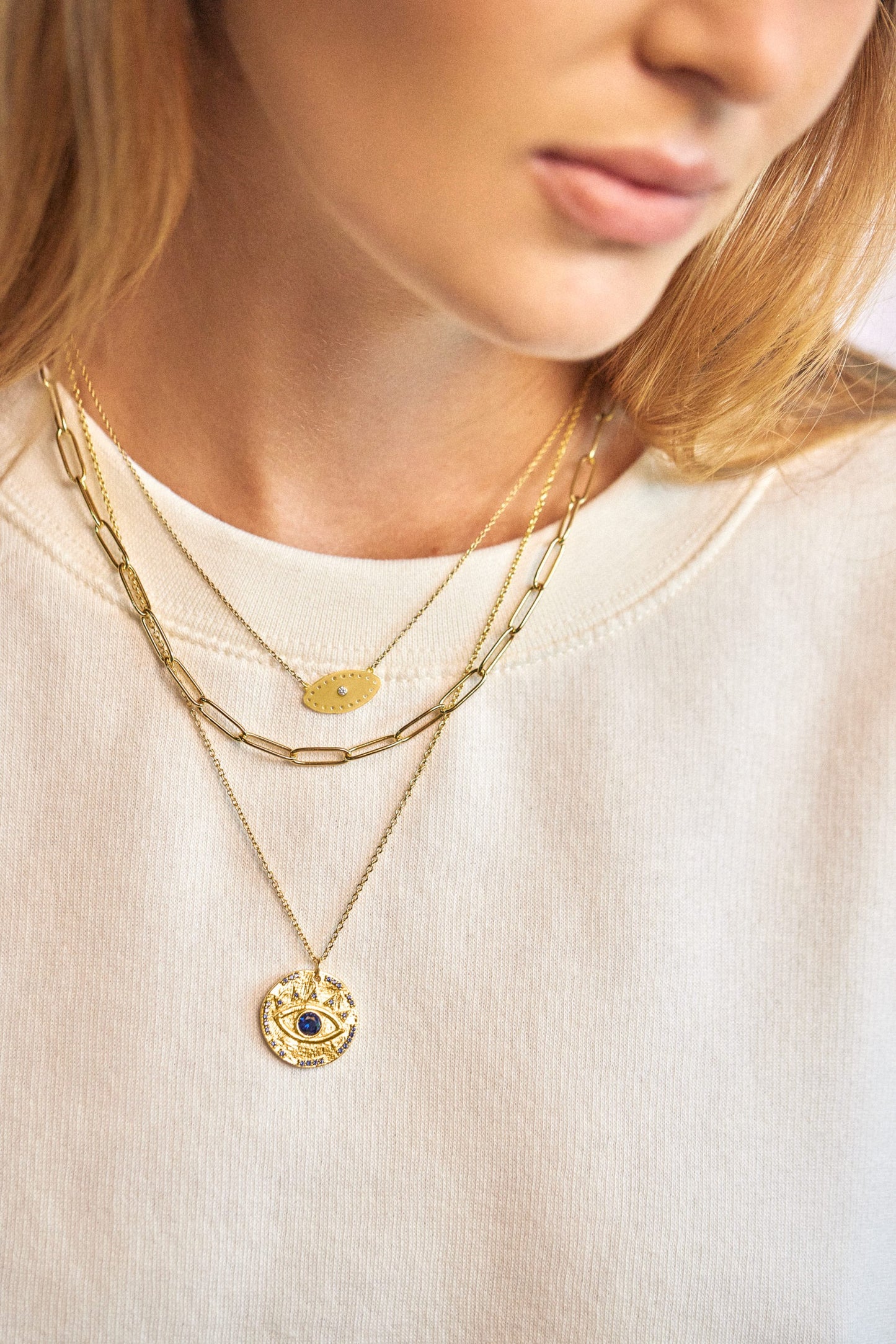 Eye of Protection XL Necklace - Sofia Godinho