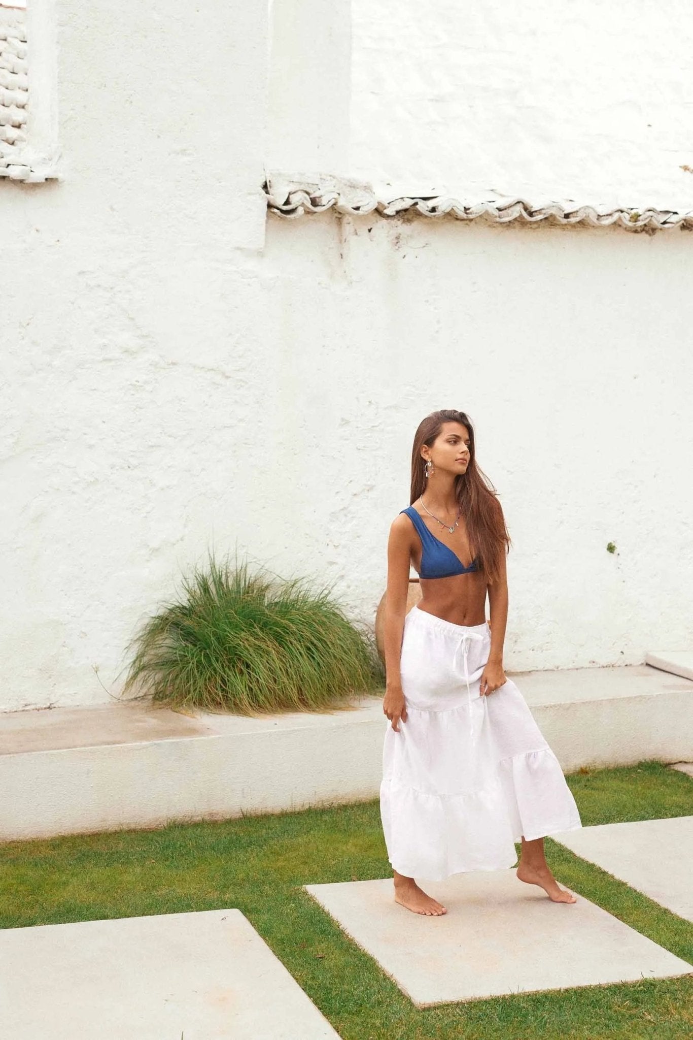 Formentera Linen Skirt - Sofia Godinho Clothing