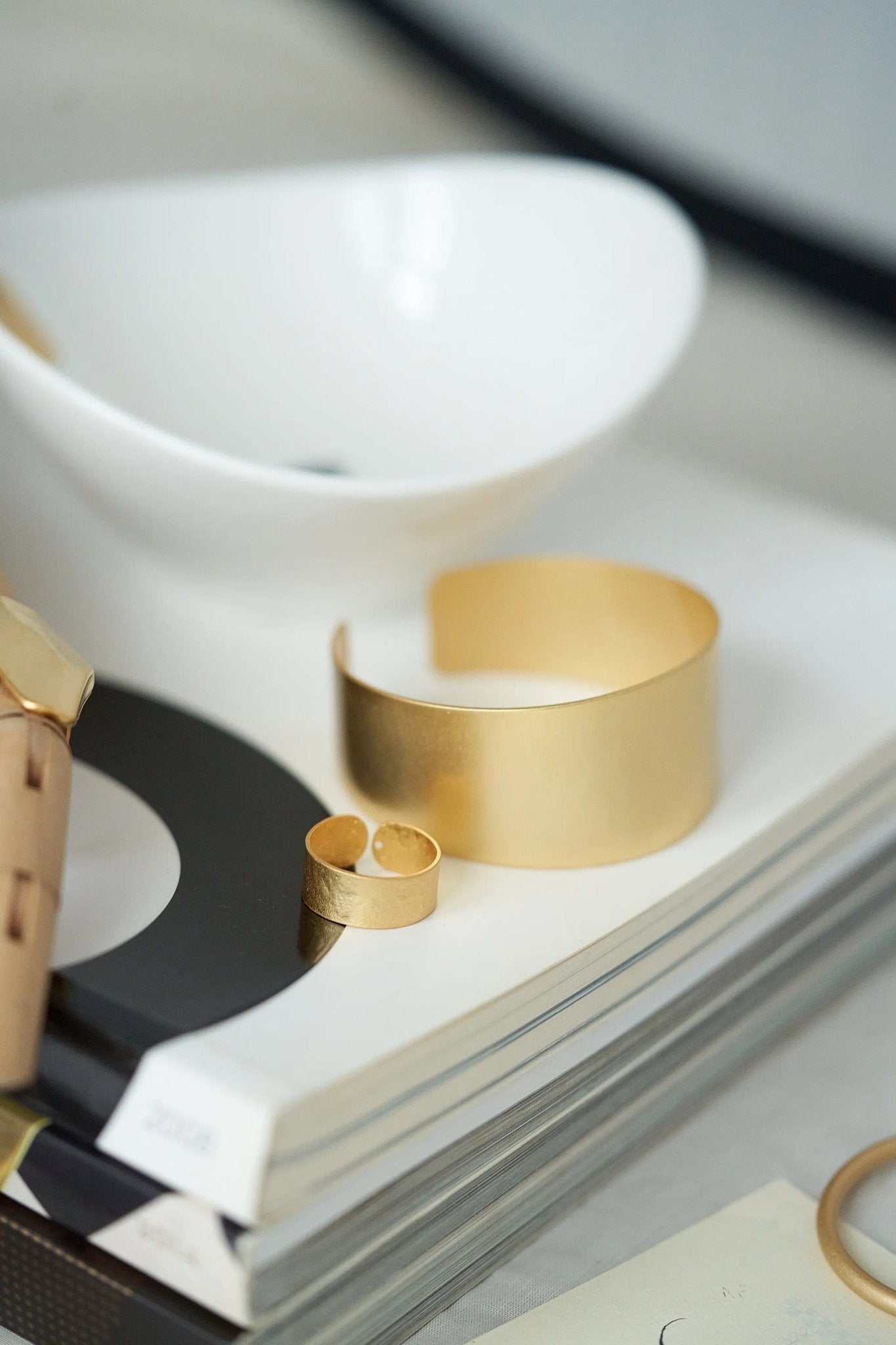 Golden Band Ring - Sofia Godinho Rings