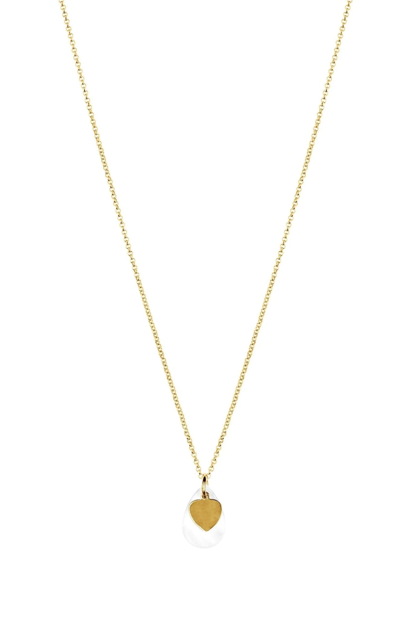 Golden Heart Necklace - Sofia Godinho Necklaces