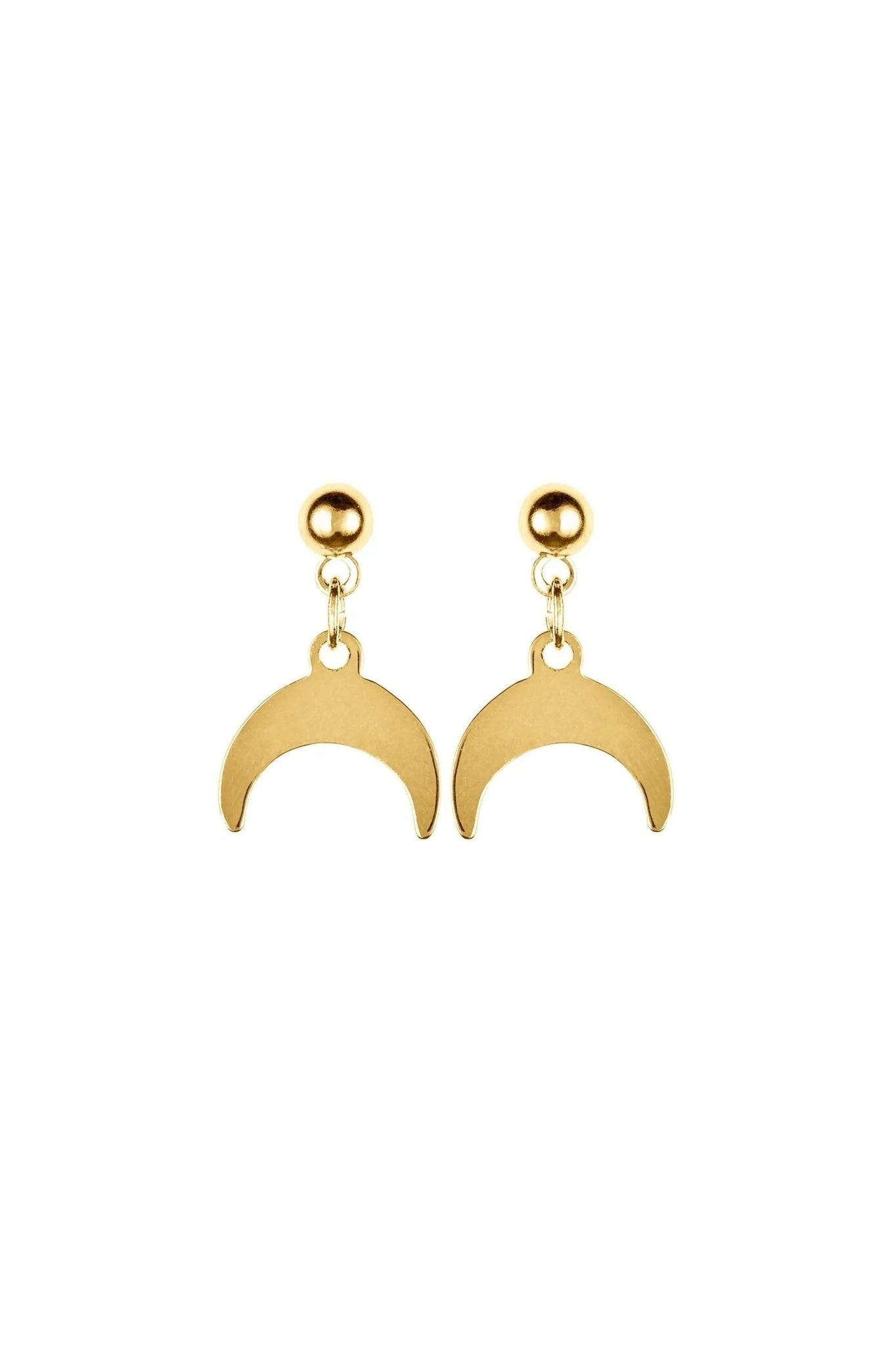 Golden Moon Earrings - Sofia Godinho Home