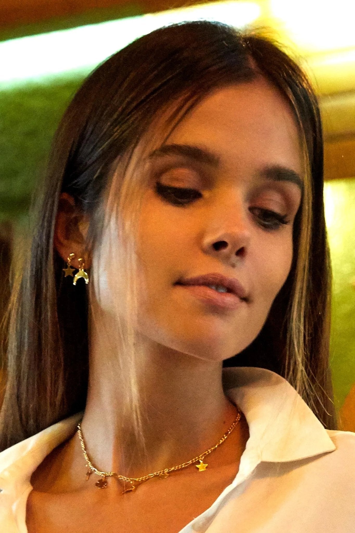 Golden Moon Earrings - Sofia Godinho Home