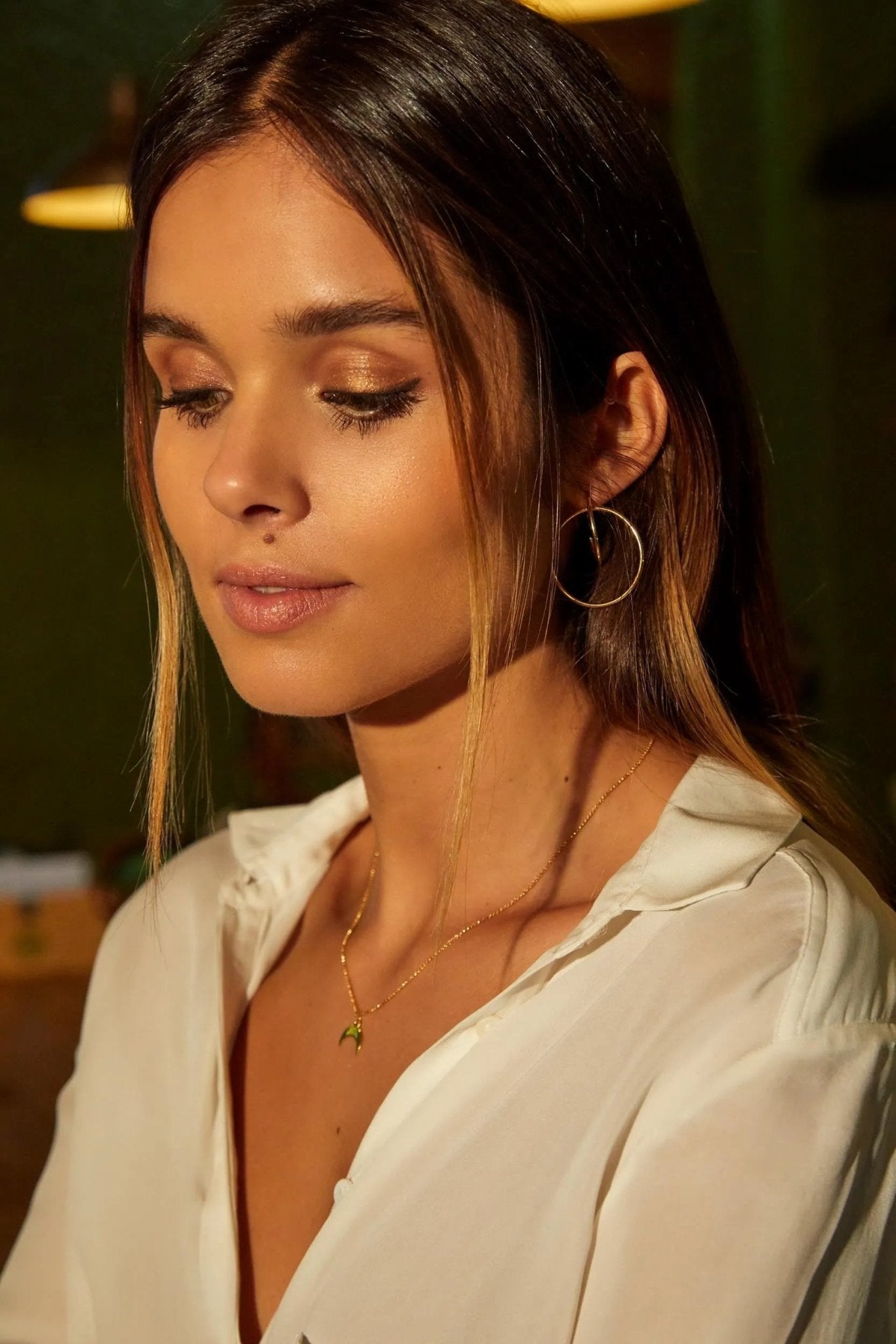 Golden Moon Necklace - Sofia Godinho Necklaces