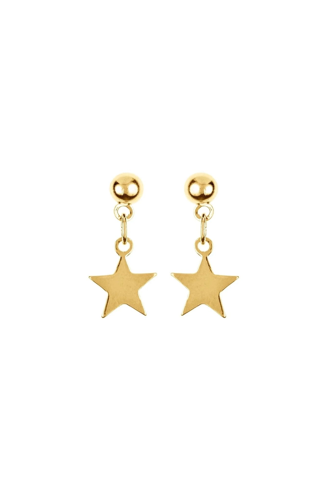 Golden Star Earrings - Sofia Godinho Earrings