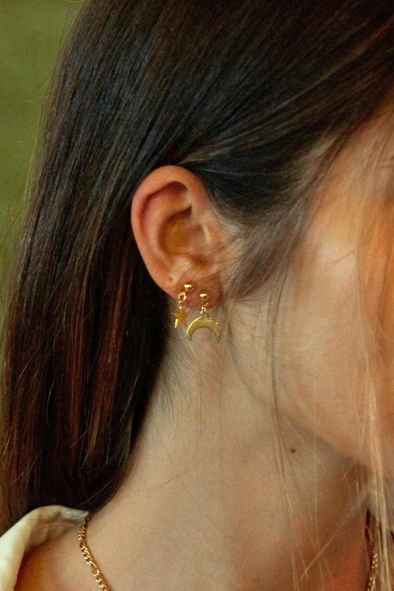 Golden Star Earrings - Sofia Godinho Earrings