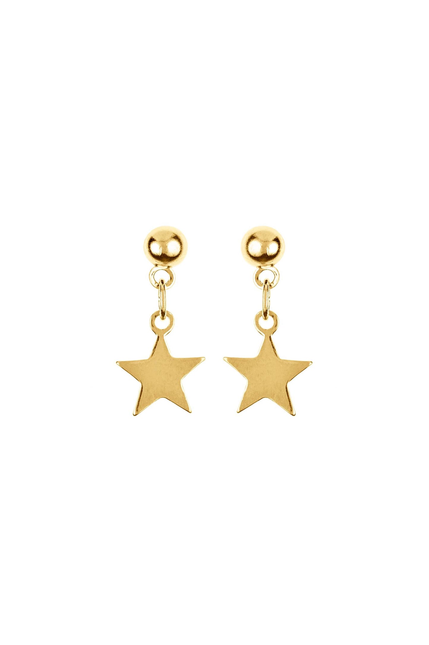 Golden Star Earrings