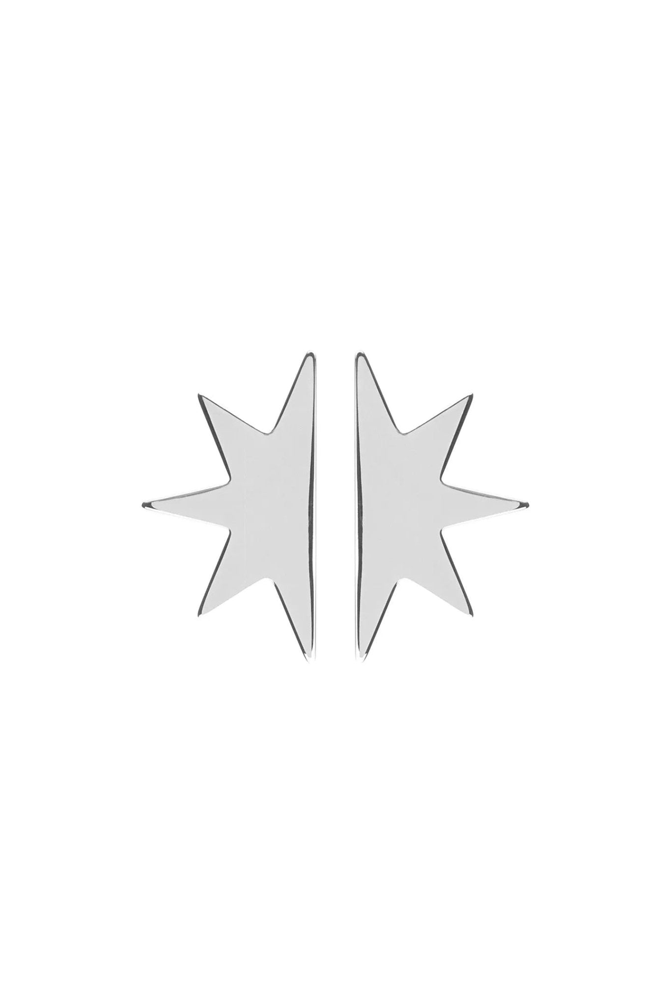 Half Star Earrings - Sofia Godinho 925 Silver