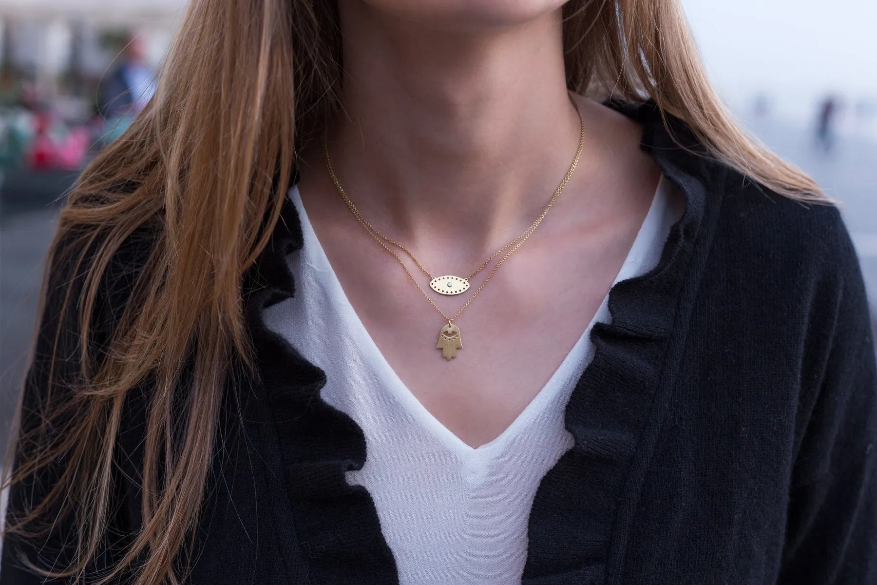 Hamsa Necklace - Sofia Godinho Necklaces