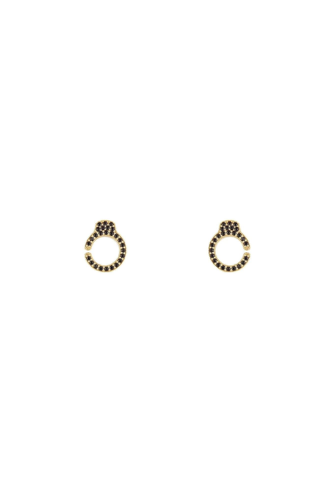 Handcuffs Pavé Earrings - Sofia Godinho Earrings