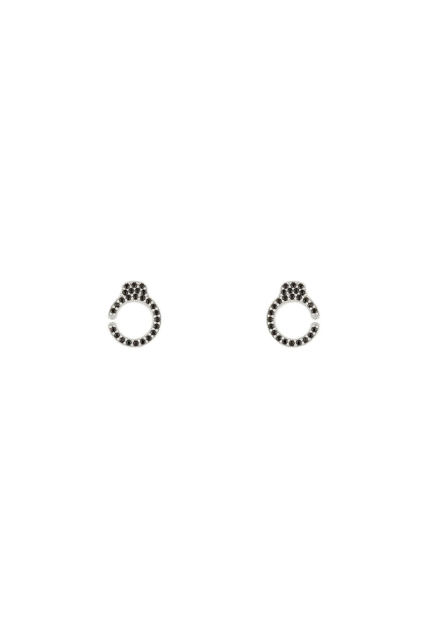 Handcuffs Pavé Earrings - Sofia Godinho Earrings