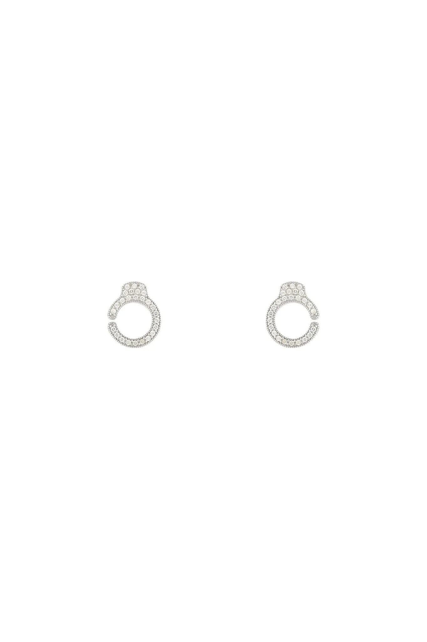 Handcuffs Pavé Earrings - Sofia Godinho Earrings