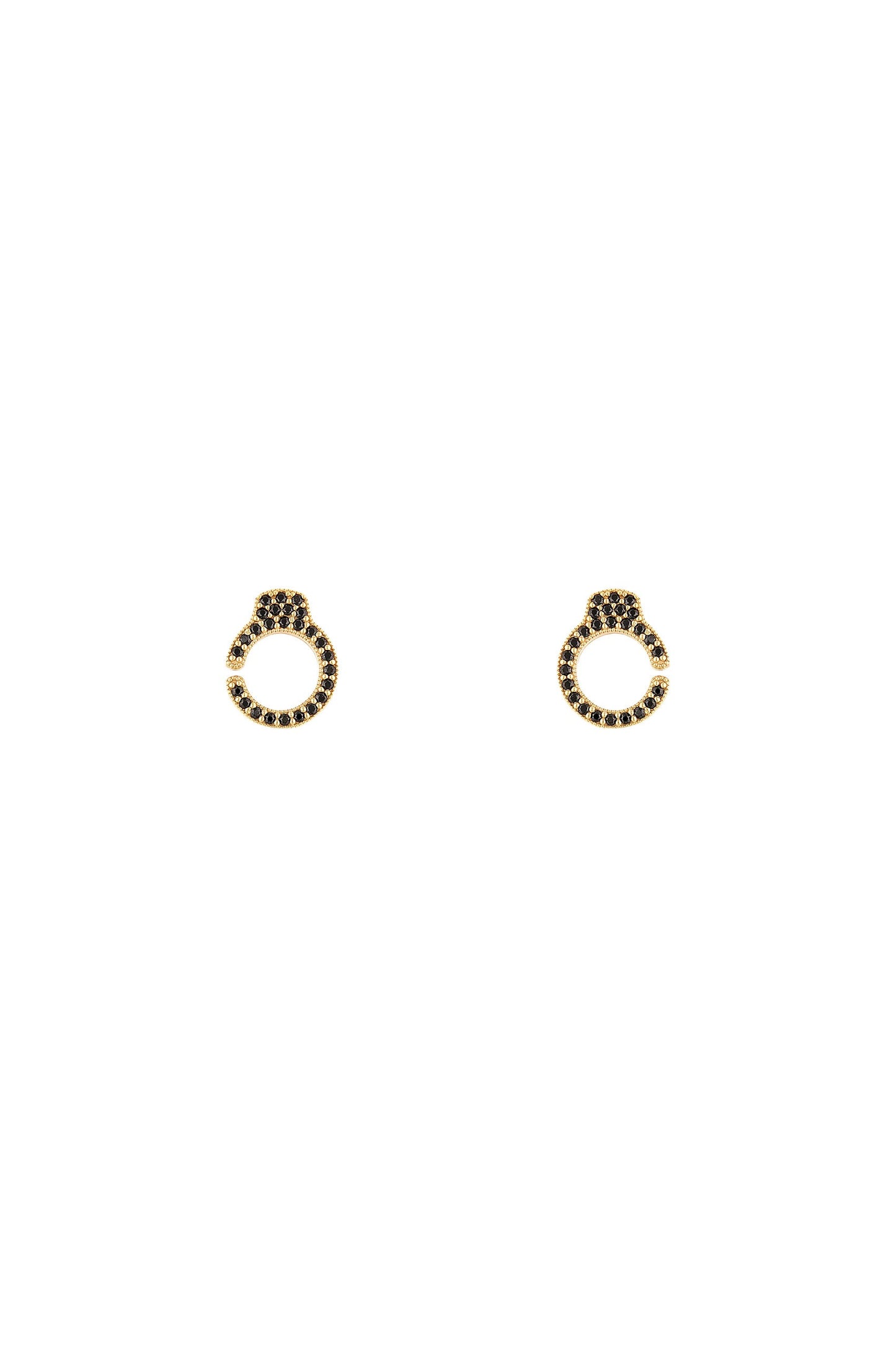 Handcuffs Pavé Earrings - Sofia Godinho