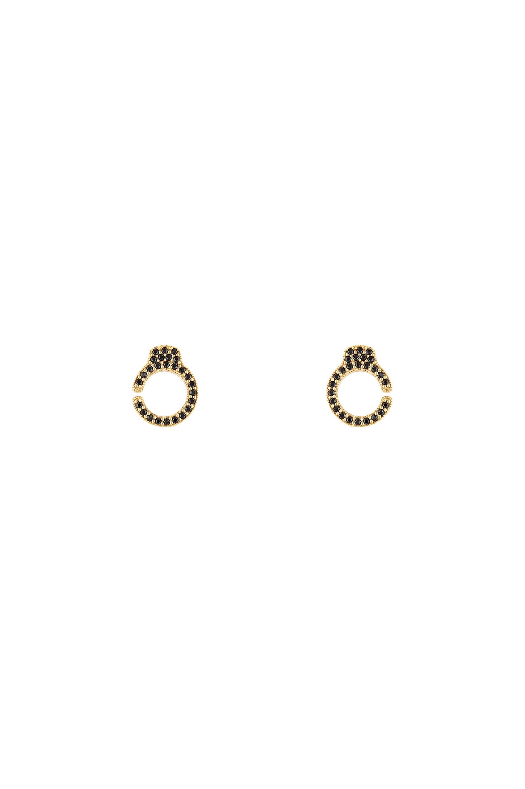 Handcuffs Pavé Earrings - Sofia Godinho