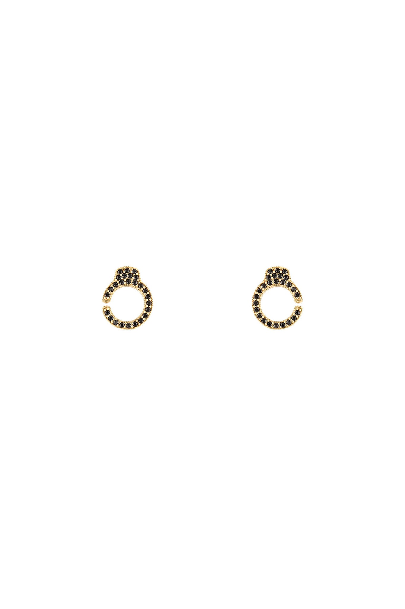 Handcuffs Pavé Earrings - Sofia Godinho