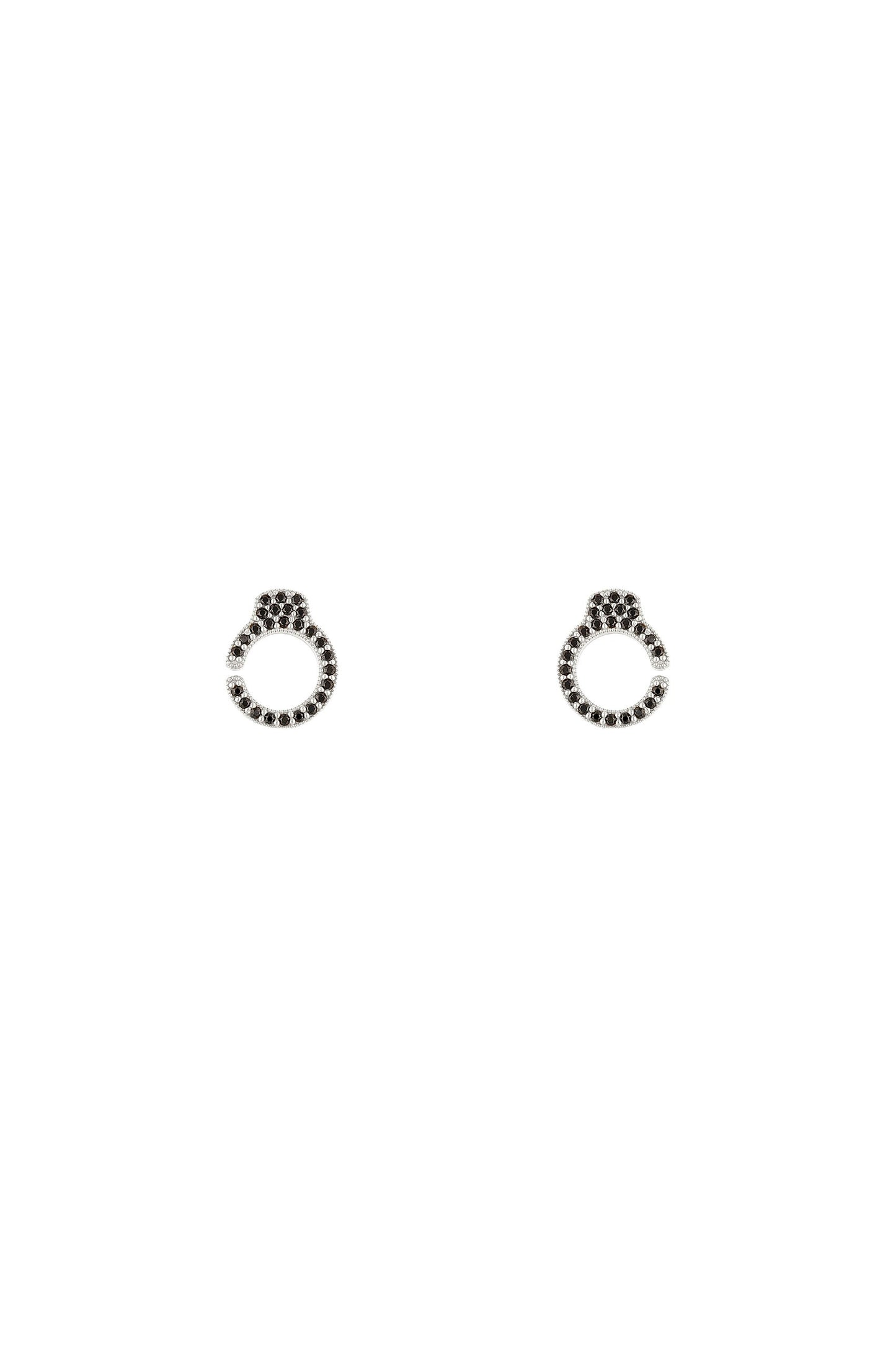 Handcuffs Pavé Earrings - Sofia Godinho