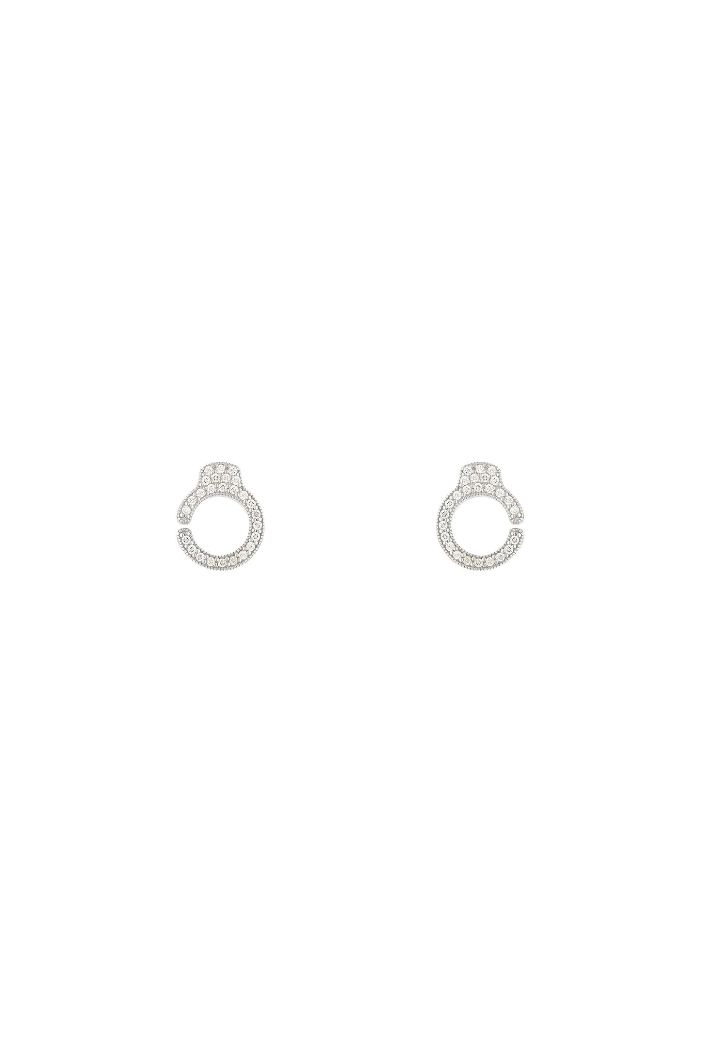 Handcuffs Pavé Earrings - Sofia Godinho