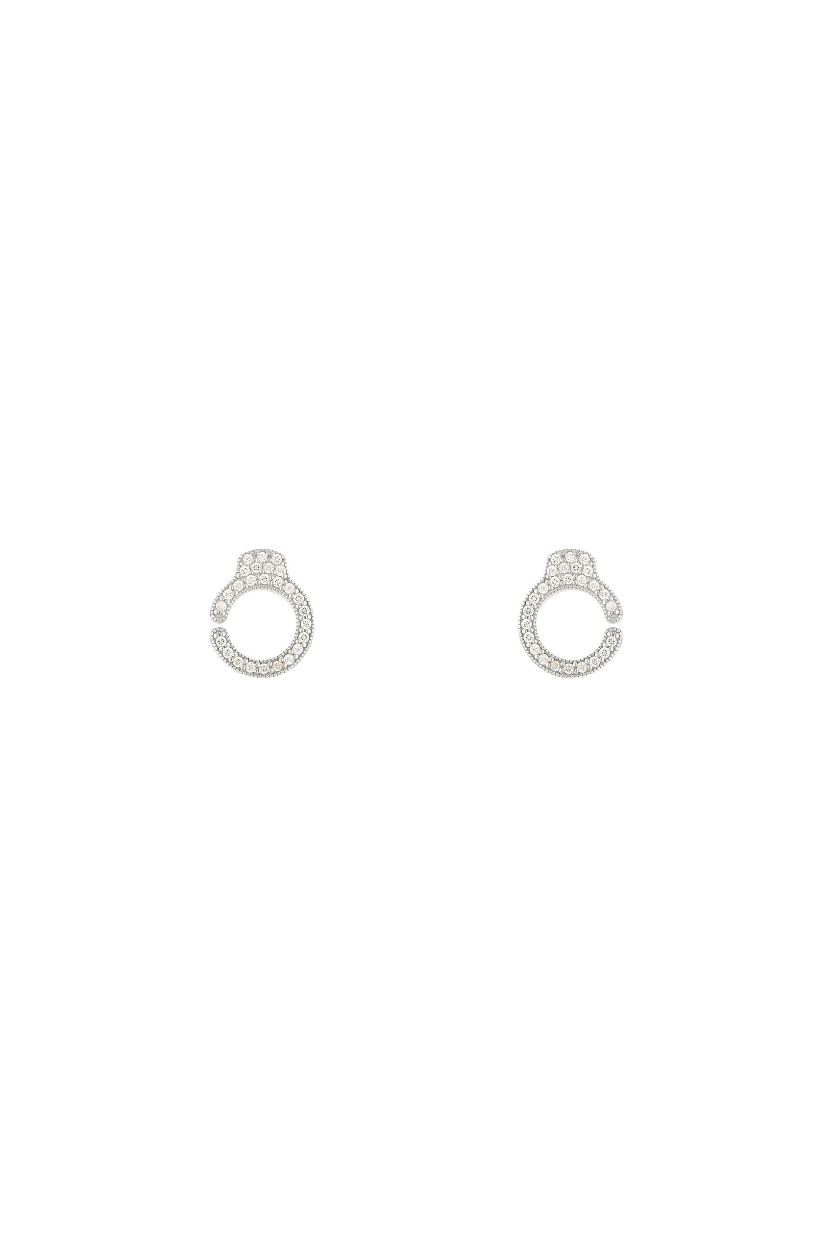 Handcuffs Pavé Earrings - Sofia Godinho