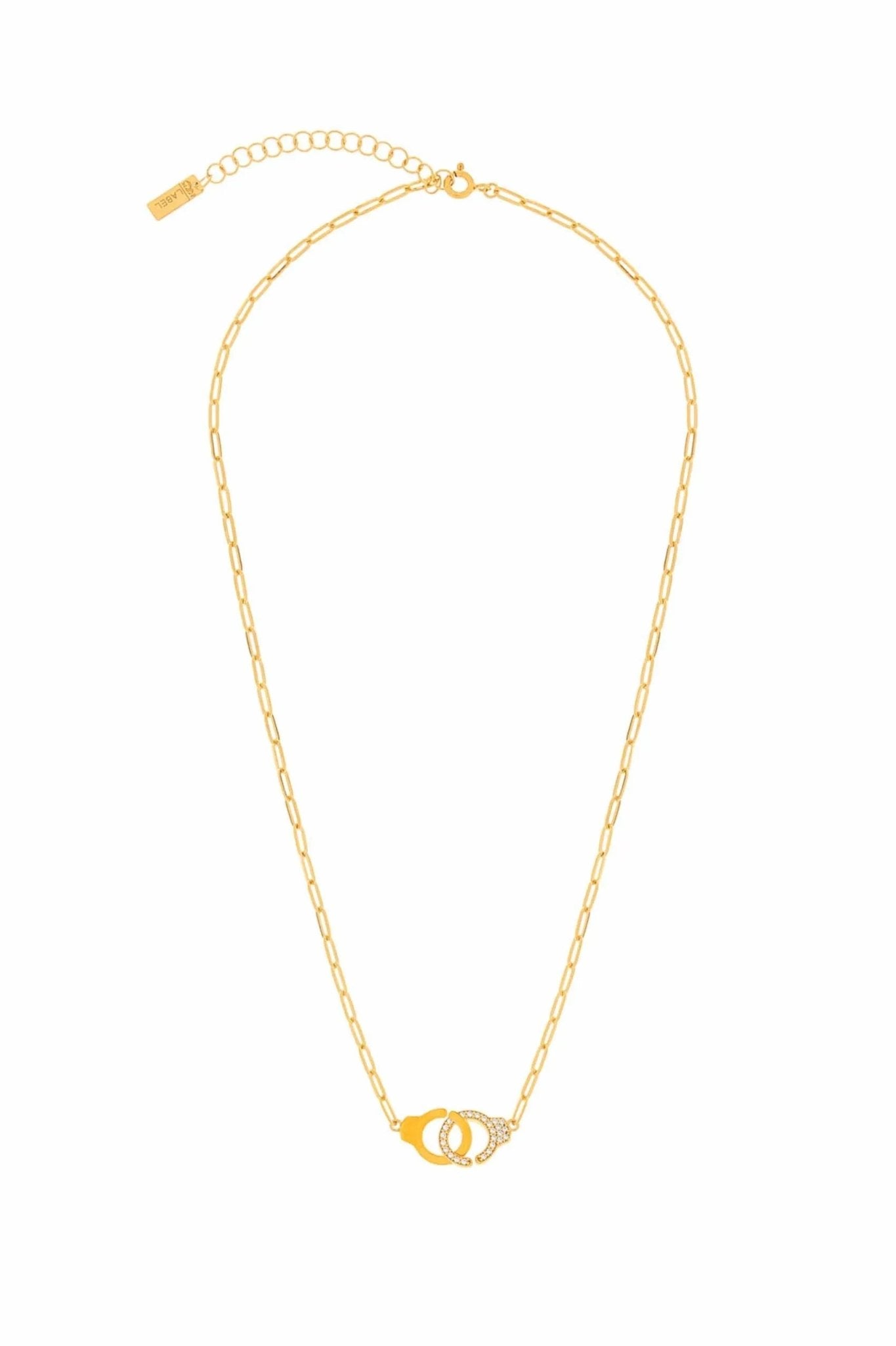 Handcuffs Pavé Necklace - Sofia Godinho Necklaces