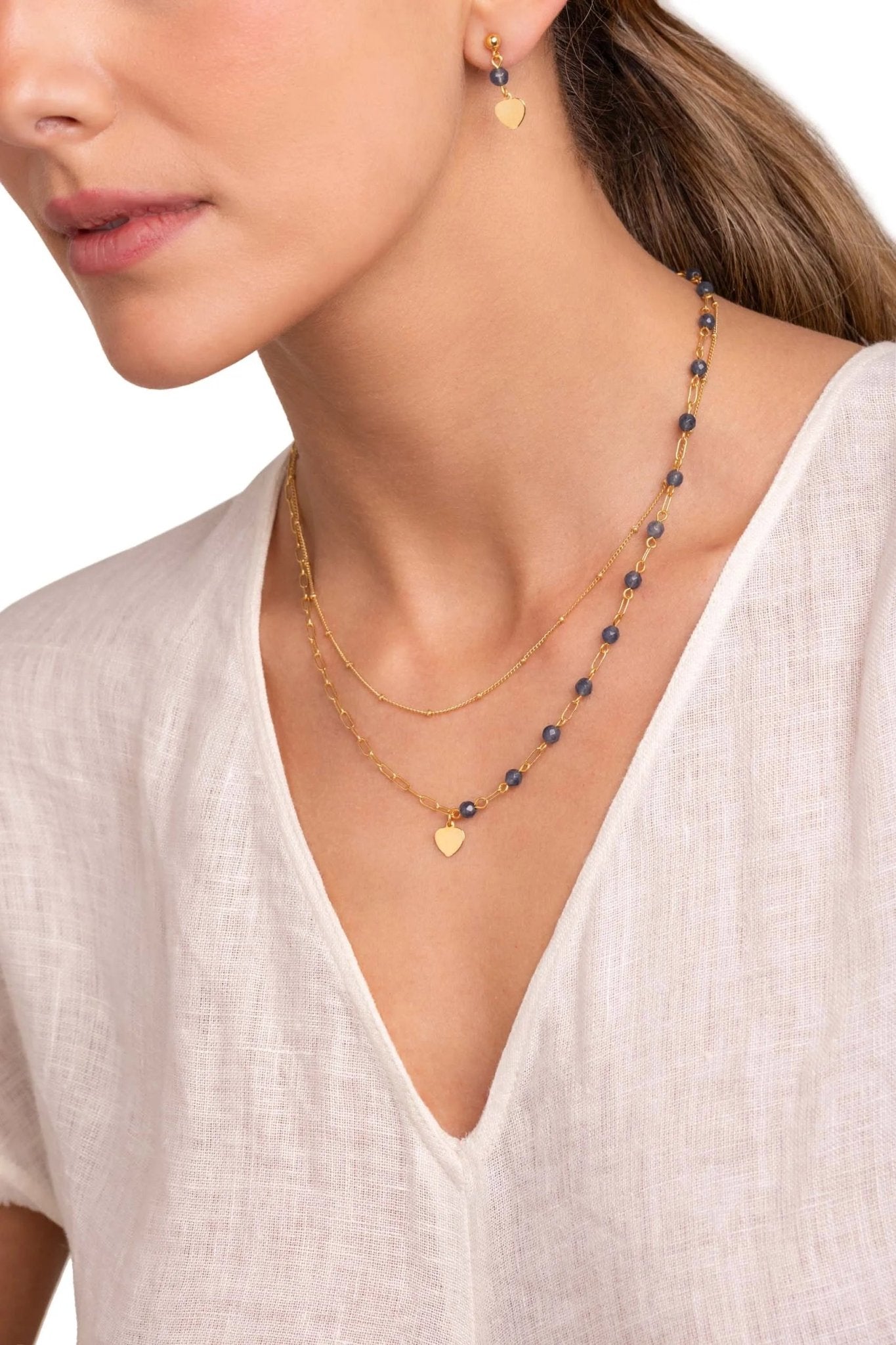 Heart Beaded Necklace - Sofia Godinho Necklaces