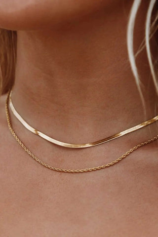 Herringbone Waterproof Necklace - Sofia Godinho Waterproof