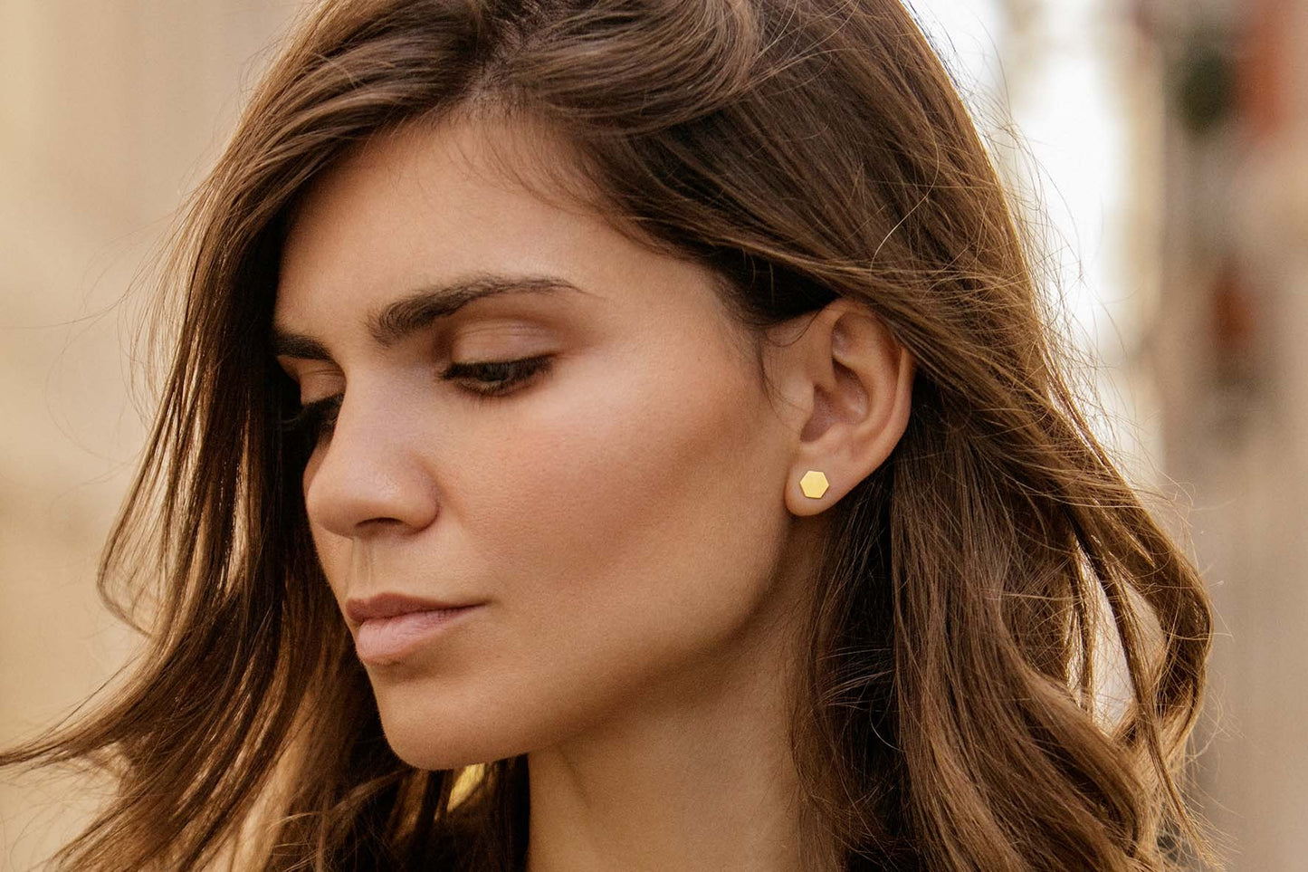 Hexagon Earrings - Sofia Godinho