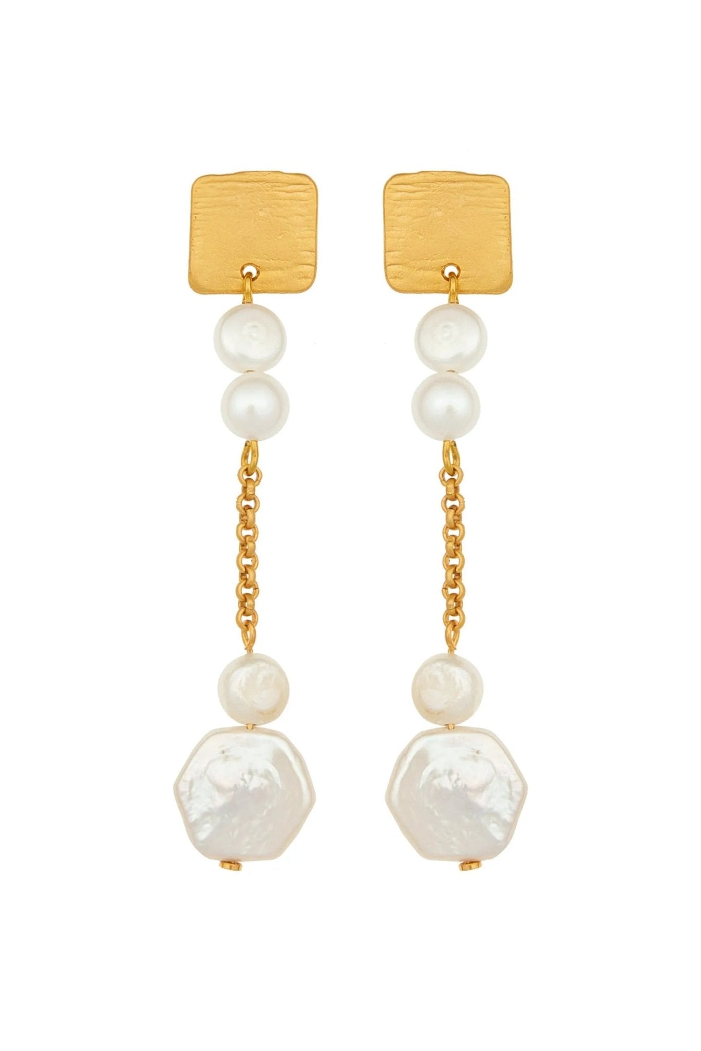 Honey Pearls Earrings - Sofia Godinho Earrings