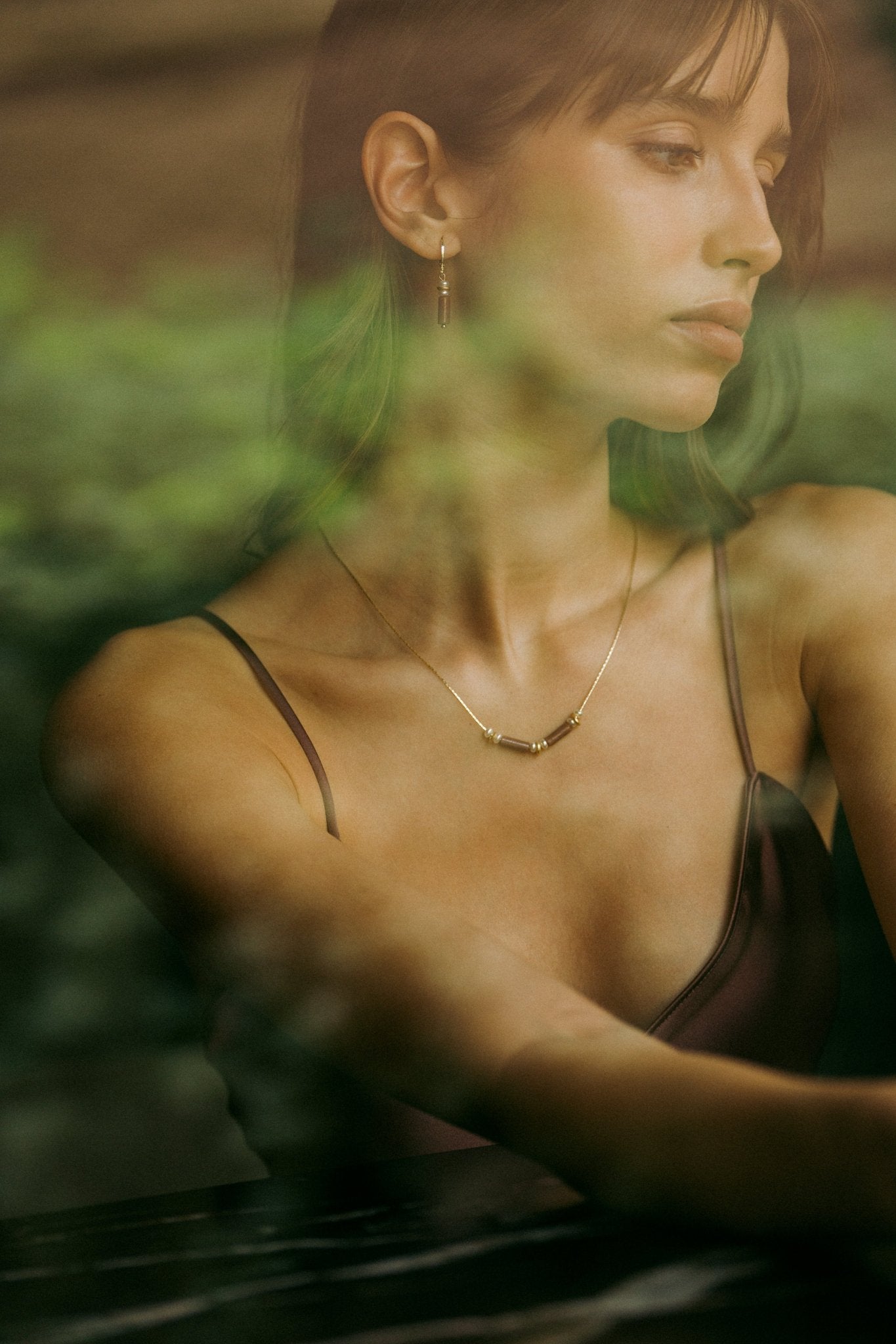 Le Bordeaux Necklace - Sofia Godinho Necklaces