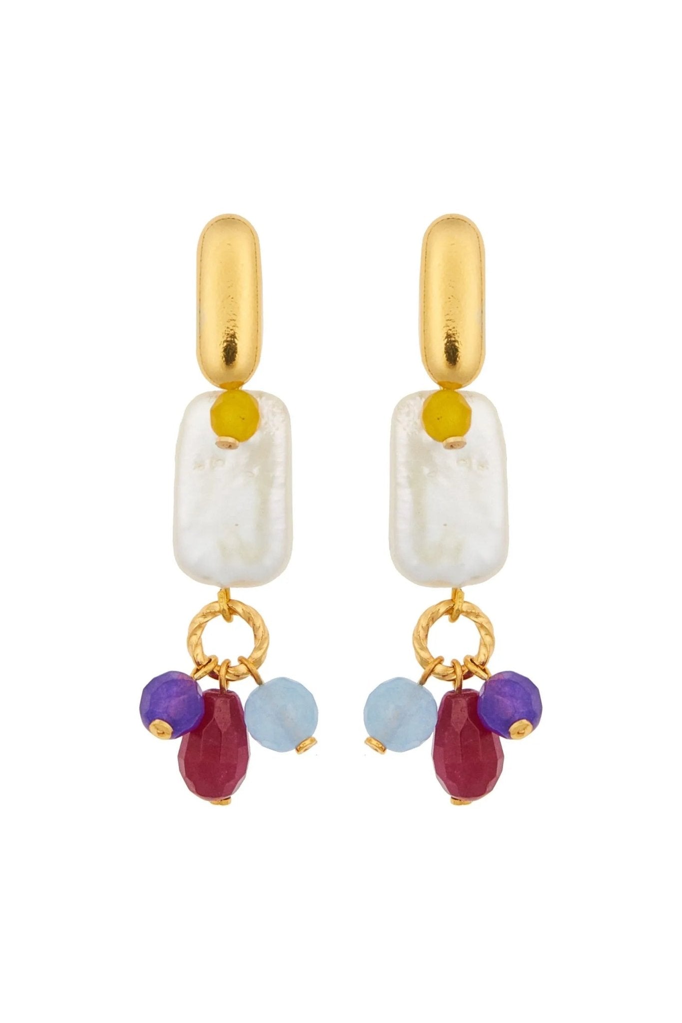 Lola Stones Earrings - Sofia Godinho Home