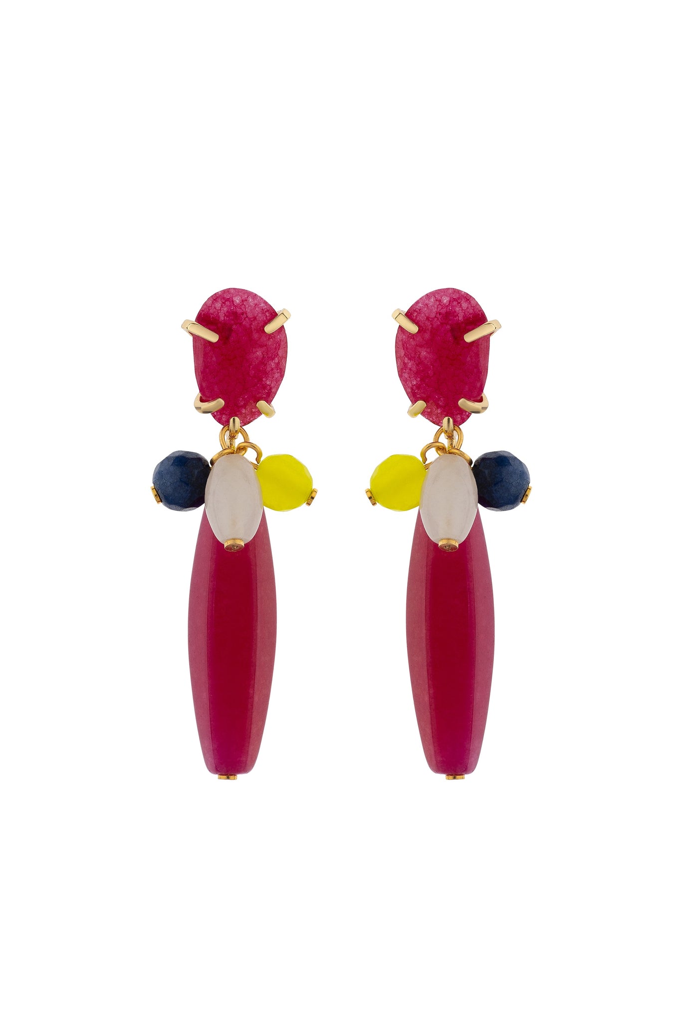 Boucles d'oreilles Merlot