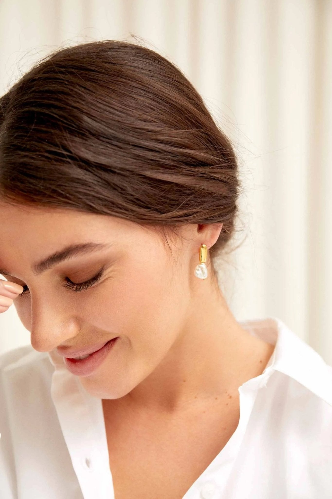 Nugget Pearl Earrings - Sofia Godinho Earrings