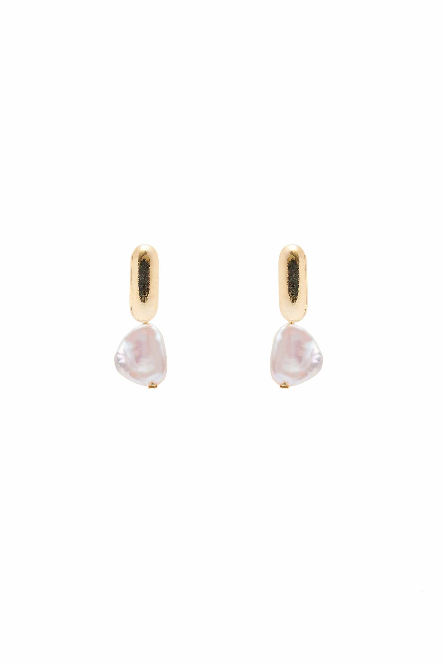 Nugget Pearl Earrings