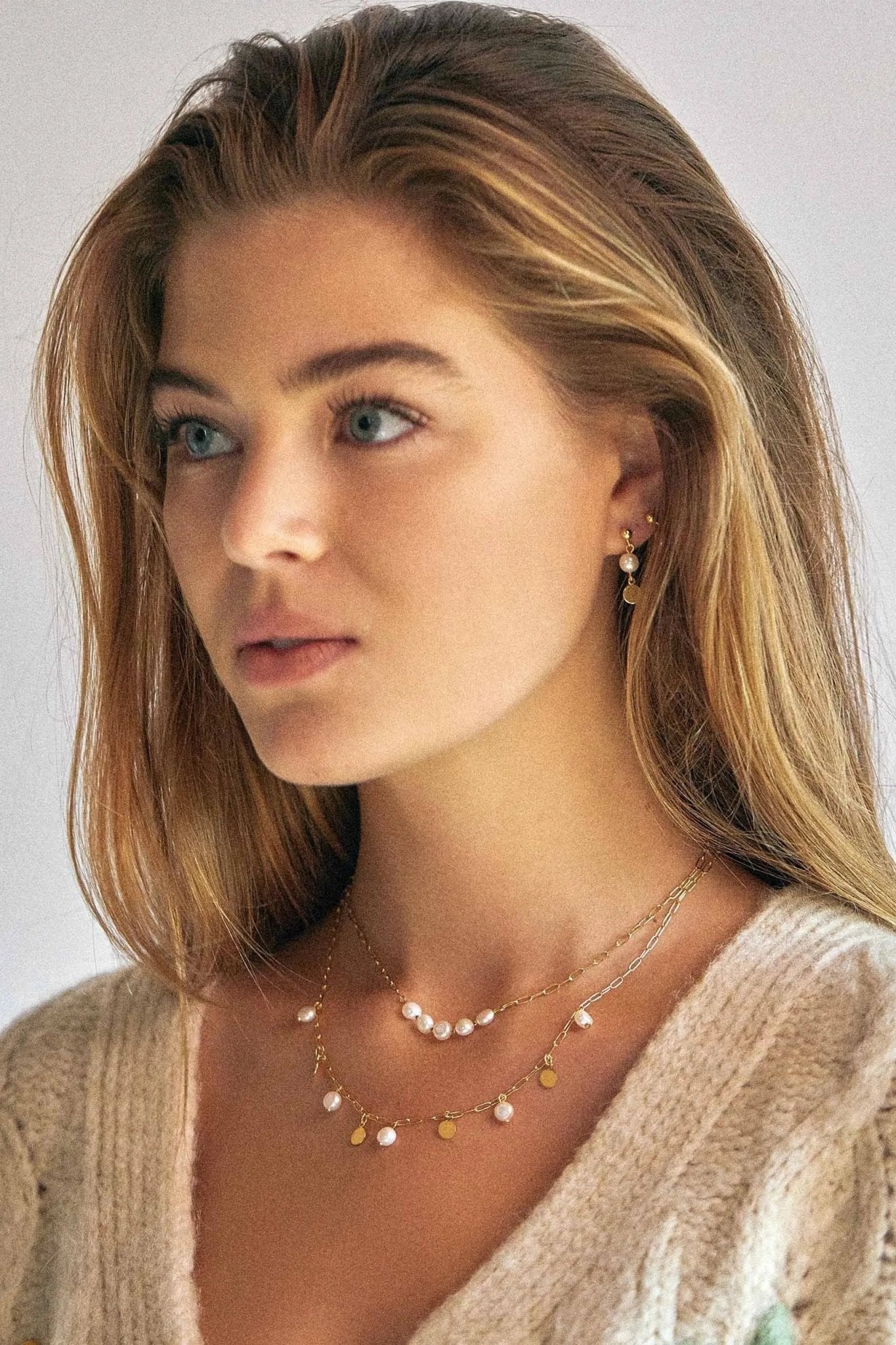 Pearls & Circles Necklace - Sofia Godinho Necklaces