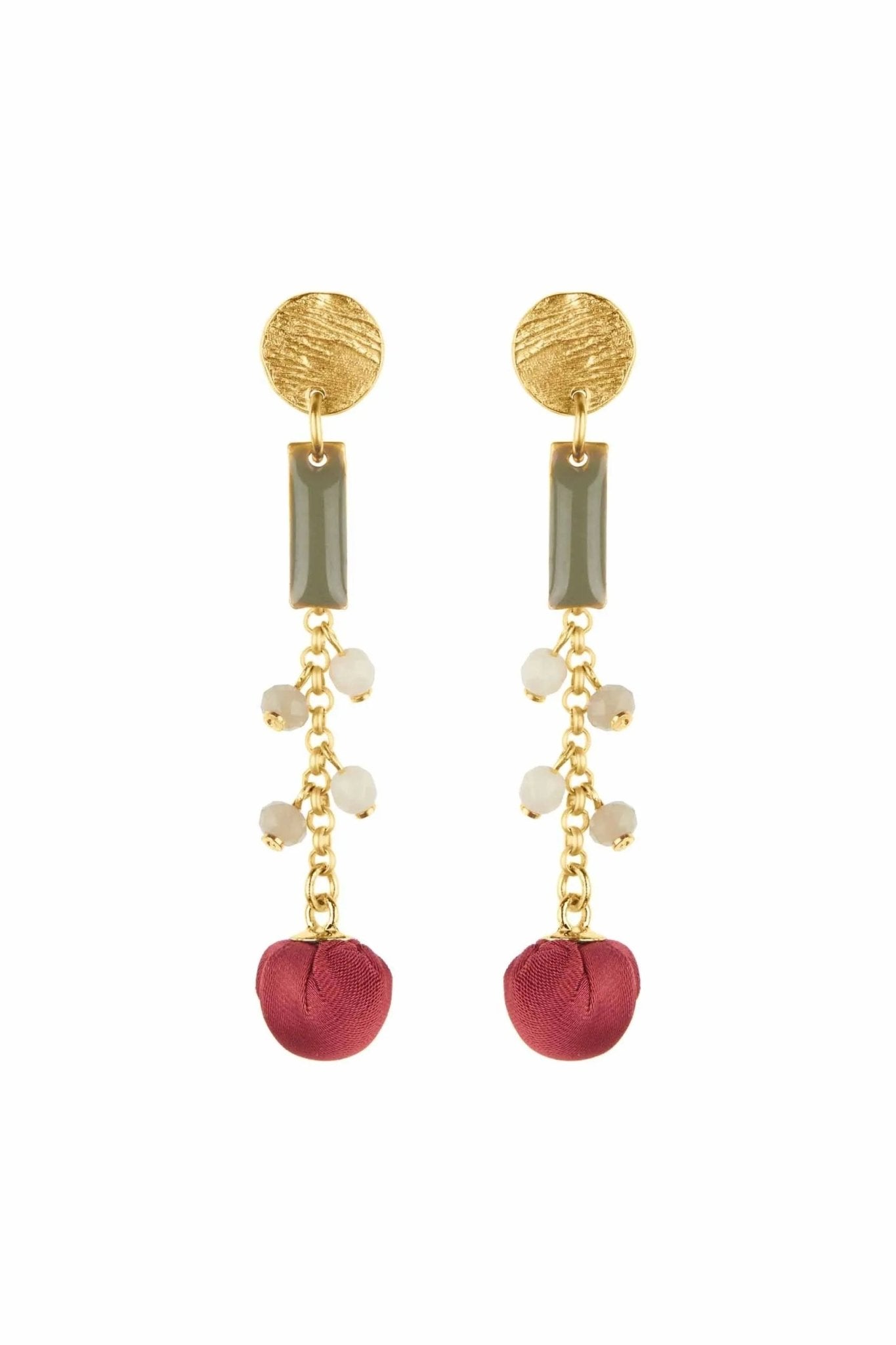 Raspberry Earrings - Sofia Godinho Earrings