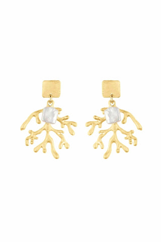 Seaweed Pearl Earrings - Sofia Godinho Earrings