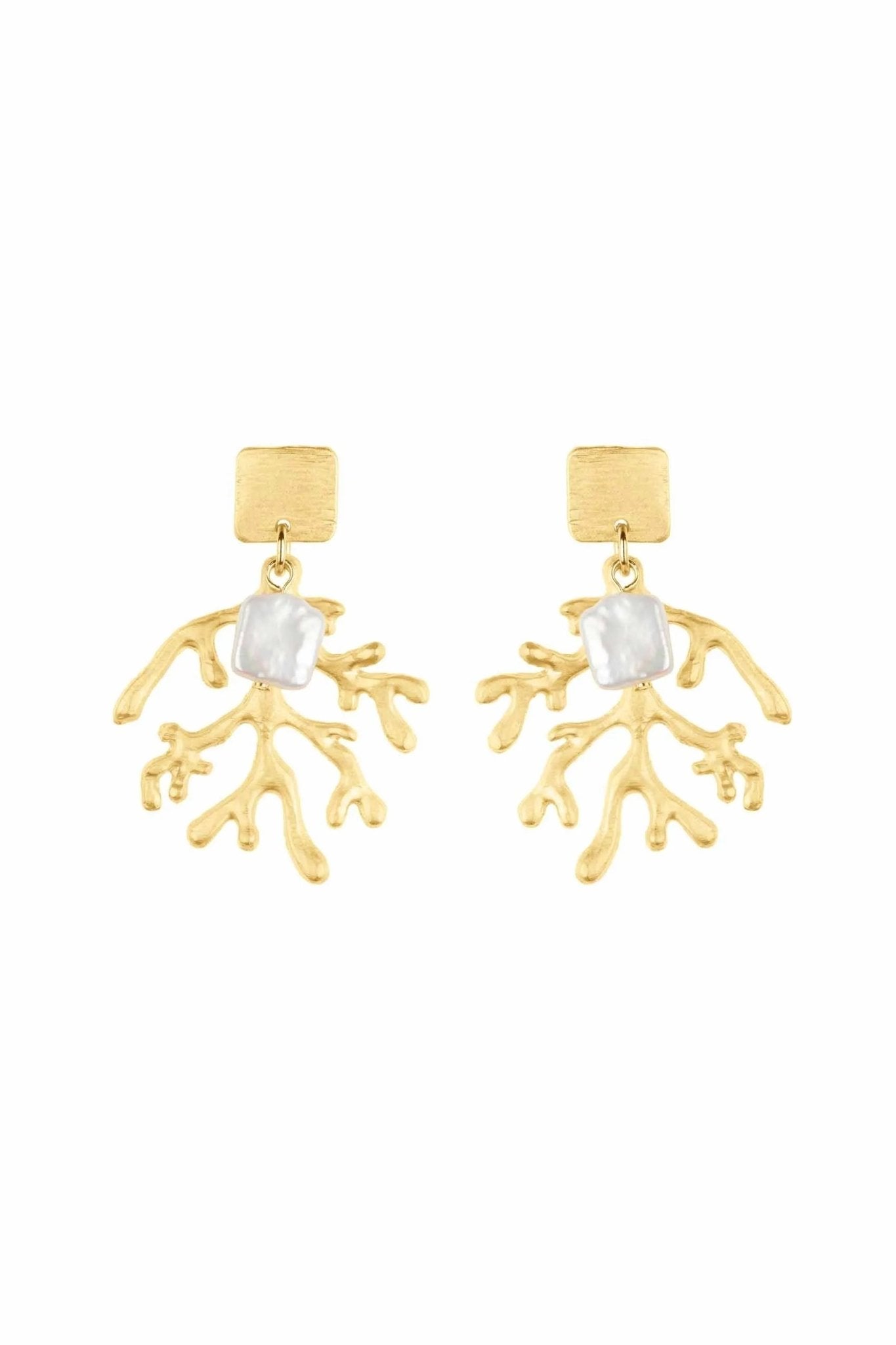 Seaweed Pearl Earrings - Sofia Godinho Earrings