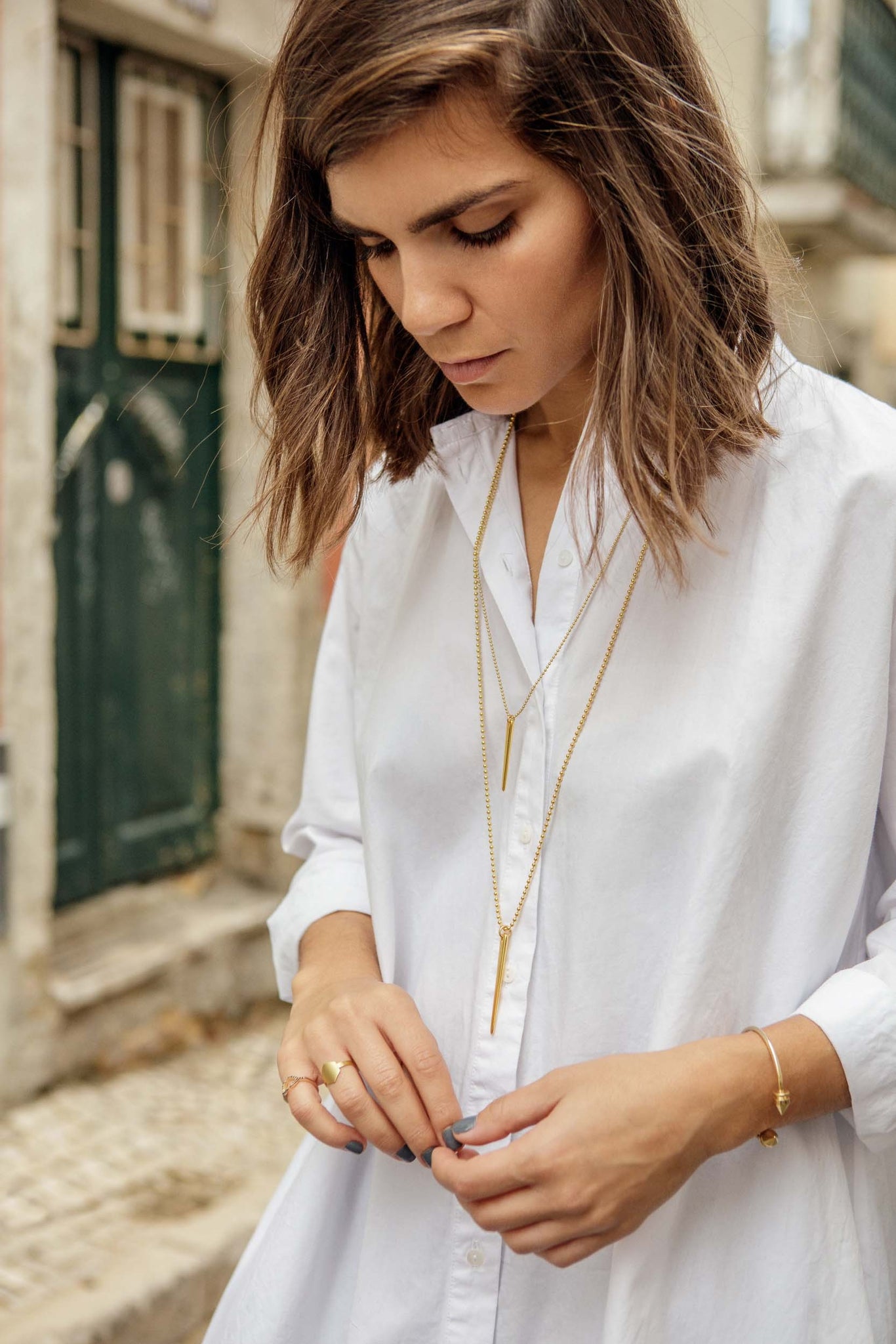 Spiky Necklace Set