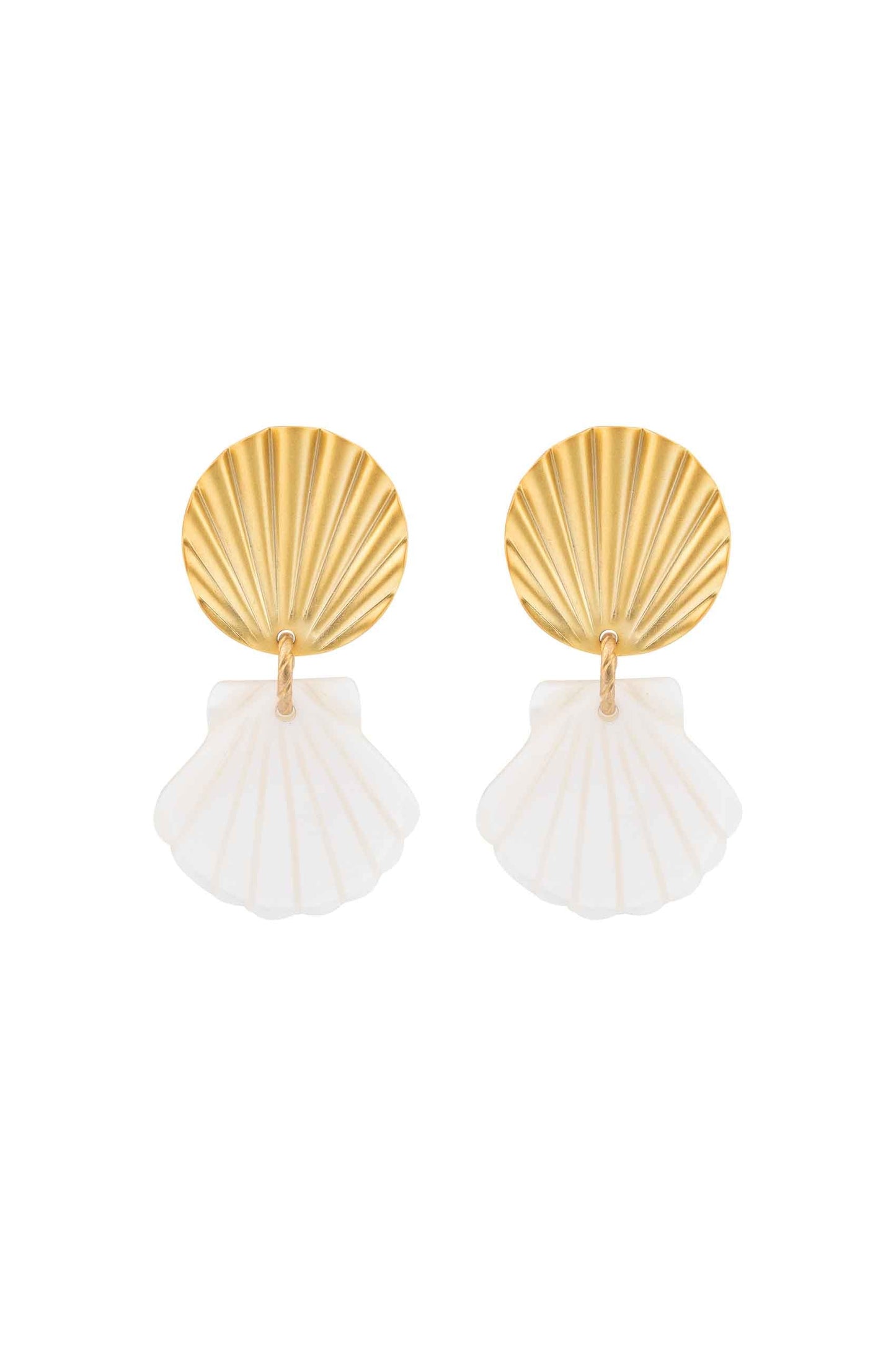 Sunshine Shell Earrings