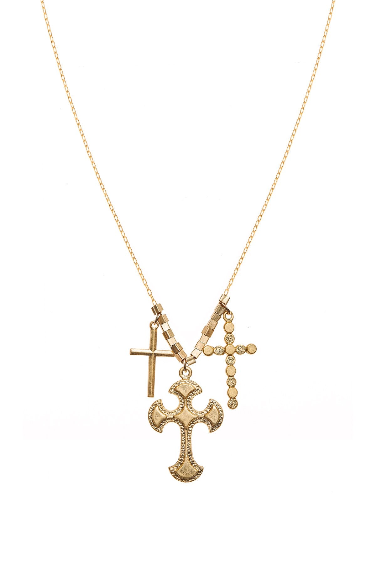 Triple Cross Necklace - Sofia Godinho