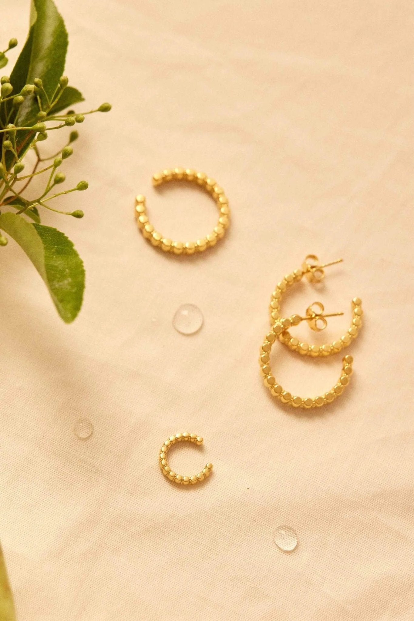 Vintage Sphere Hoops - Sofia Godinho Earrings